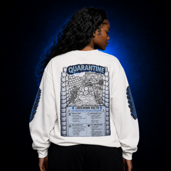 I Survived 2020 —  LOCKDOWN S3:E1: Director's Cut Special Edition "Quarantine" Unisex Heavy Blend™ Crewneck Sweatshirt