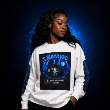 I Survived 2020 — LOCKDOWN S3:E1: "Quarantine" Unisex Heavy Blend™ Crewneck Sweatshirt