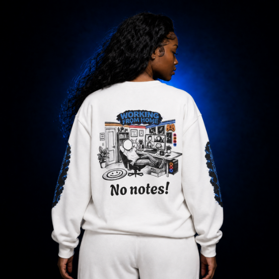 I Survived 2020 — LOCKDOWN S3:E4: "Working From Home" Unisex Heavy Blend™ Crewneck Sweatshirt