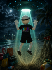 I Survived 2020 — "No Signal" Test Pattern Tee Alien Broadcast Finale Summer Premiere Unisex Heavy Cotton Tee