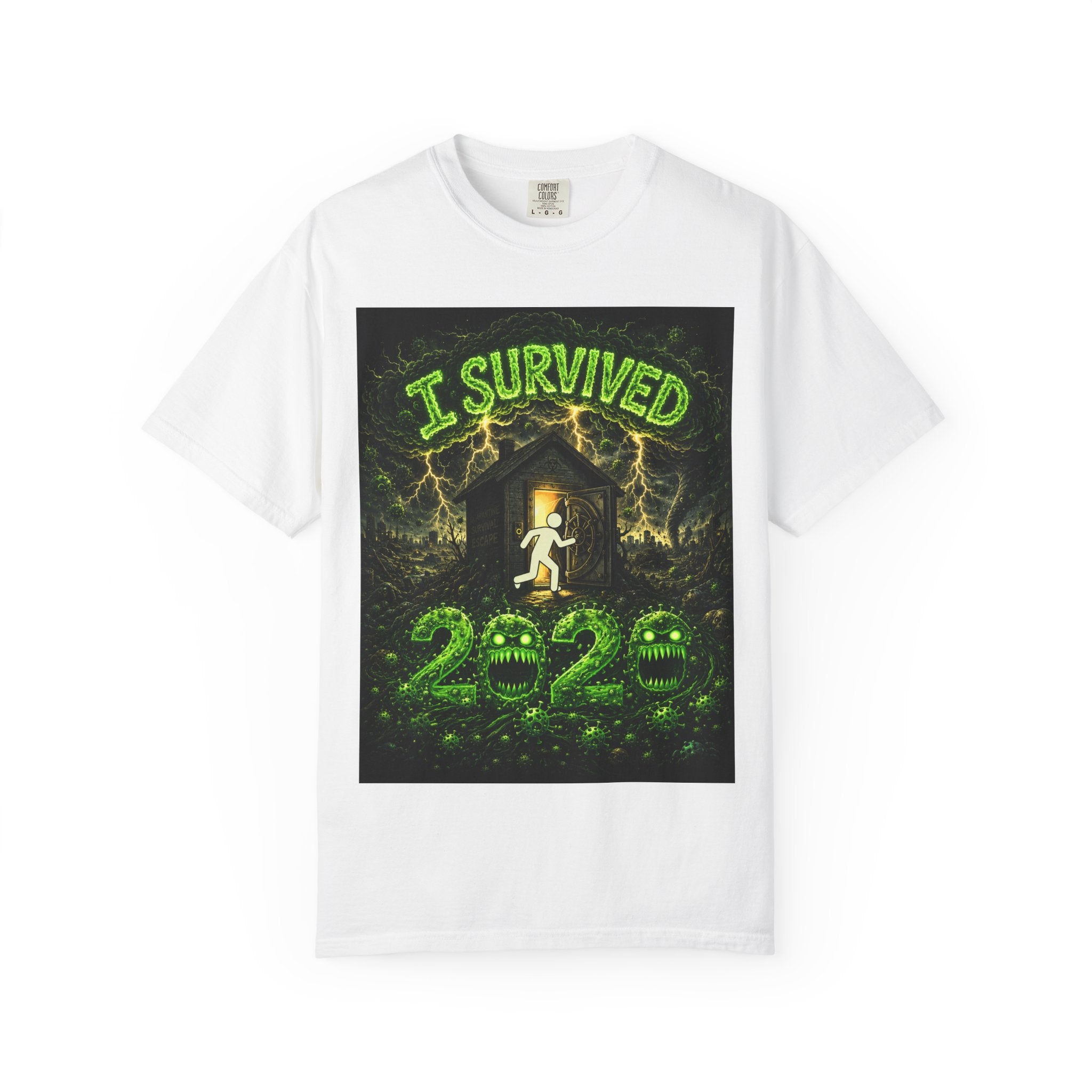 I Survived 2020 — S1:E5 "Delivery Doomsday" | Pandemic Edition Unisex Garment-Dyed T-shirt