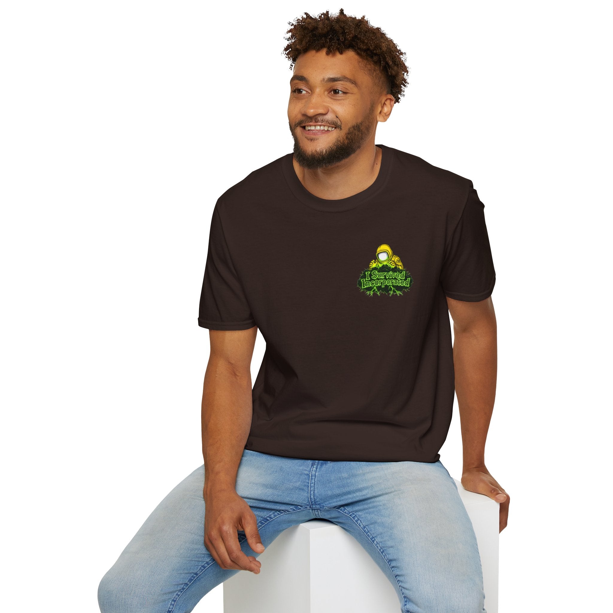 I Survived 2020 — "Please Stand By" Test Pattern Toxic Signal Tee Summer Premiere Unisex Softstyle T-Shirt