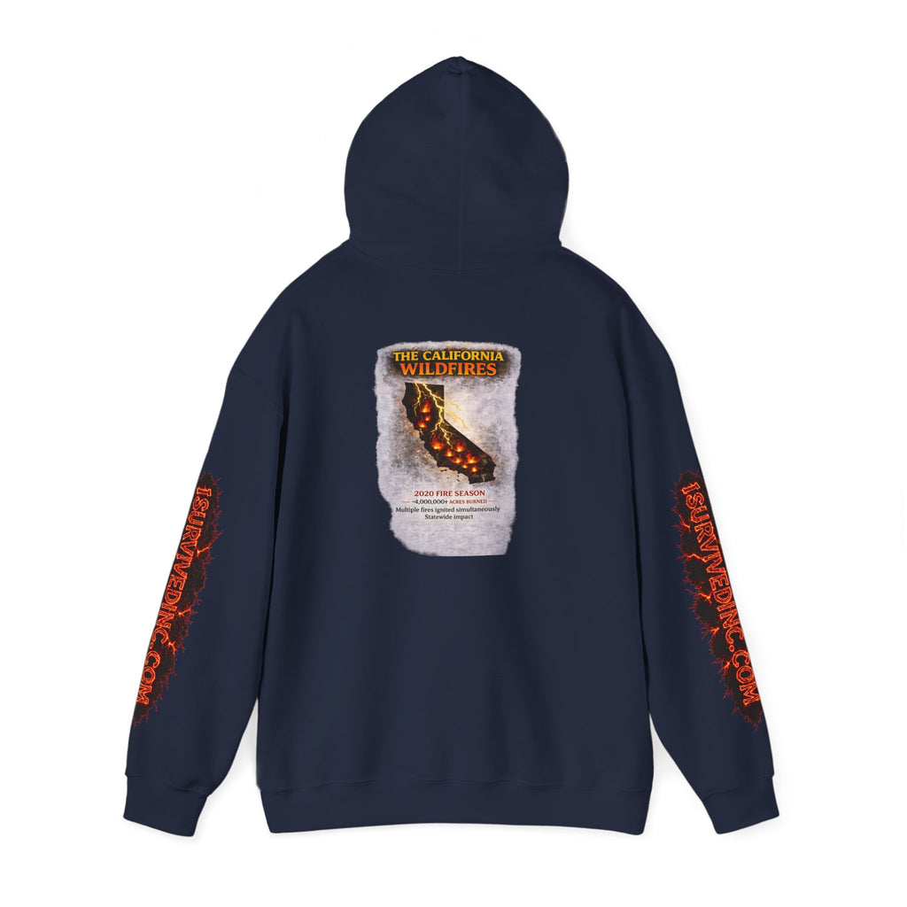 I Survived 2020 — S2:E3 "The California Wildfires" | Wildfire Edition Memorial Hoodie Sweatshirt