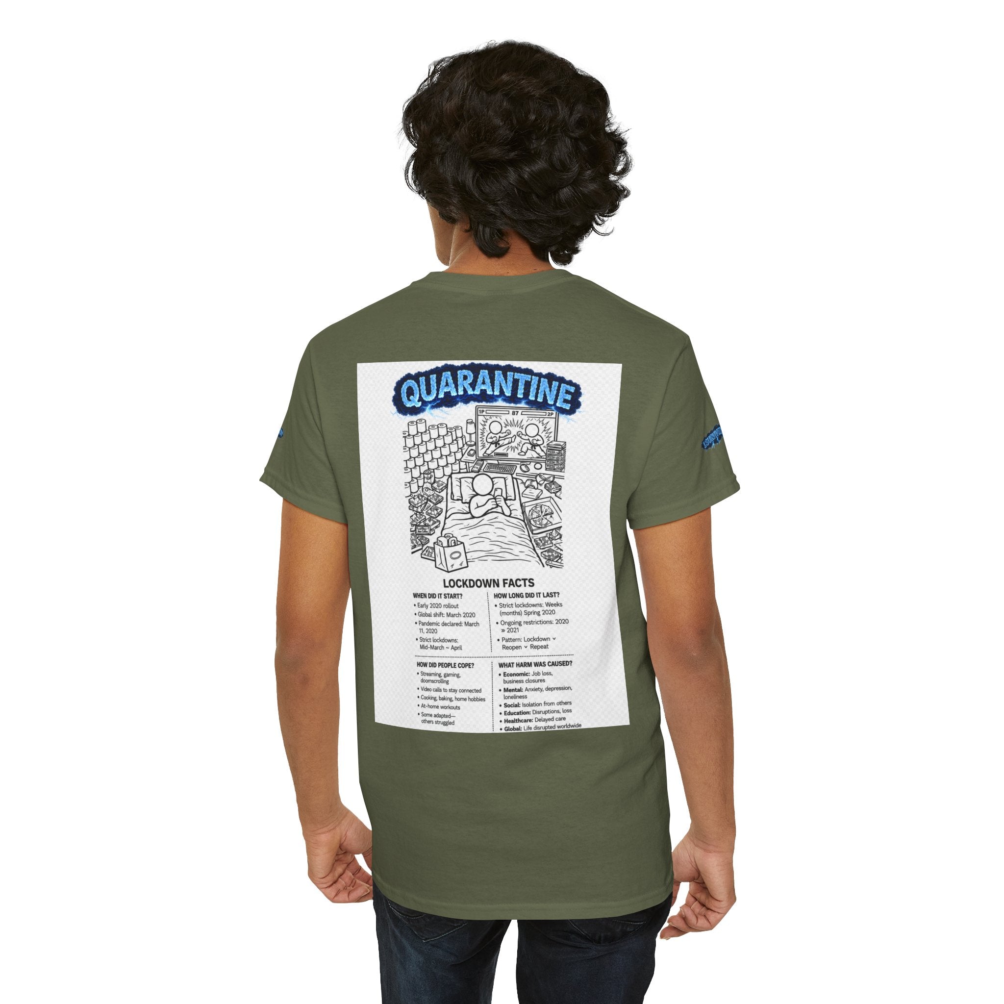 I Survived 2020 — Director's Cut S3:E1 "Quarantine" | Lockdown Edition Documentary Unisex Heavy Cotton Tee (SPECIAL EDITION)