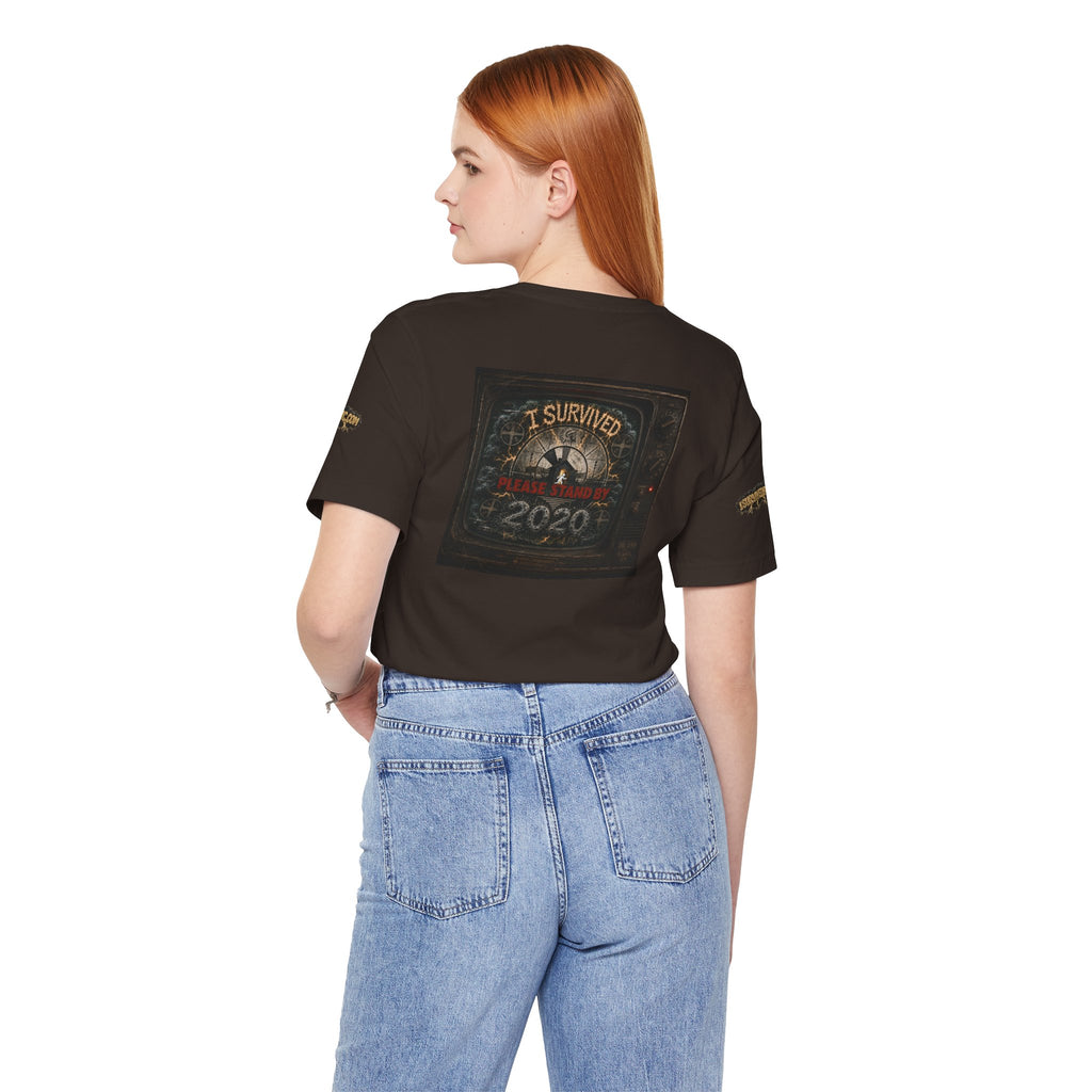 I Survived 2020 — "Please Stand By" Test Pattern Tee Special Edition Summer Premier Unisex Jersey Short Sleeve Tee