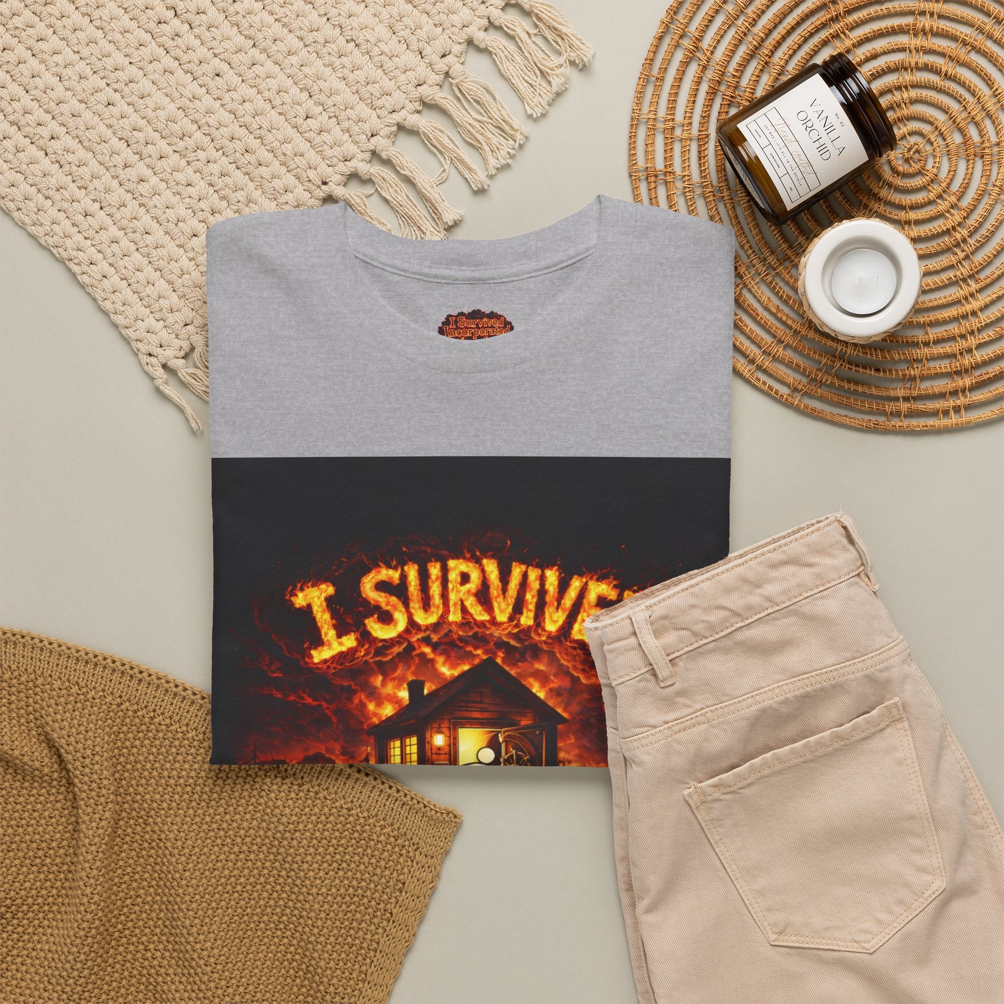 I Survived 2020 — WILDFIRES S2:E2: Special Edition "The Bobcat Fire" Memorial Unisex Heavy Cotton Tee