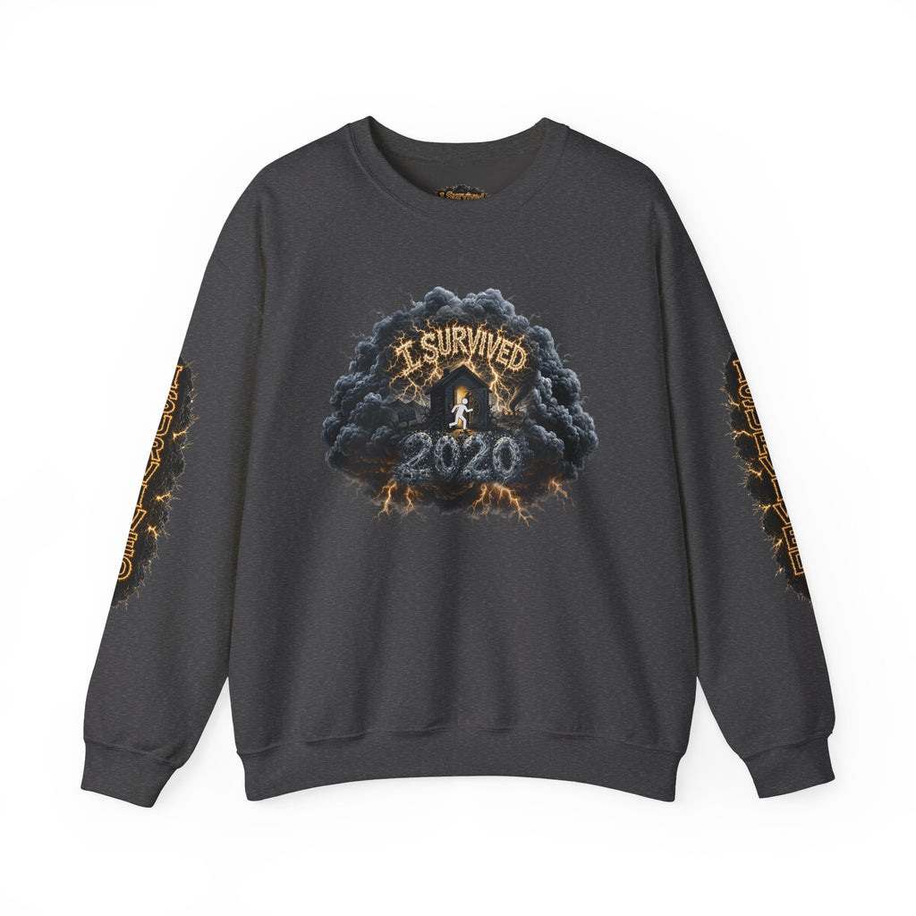 I Survived 2020 — Director's Cut Original Design Teaser Tee | Season 1 Premiere Drop Unisex Heavy Blend™ Crewneck Sweatshirt (SPECIAL EDITION)