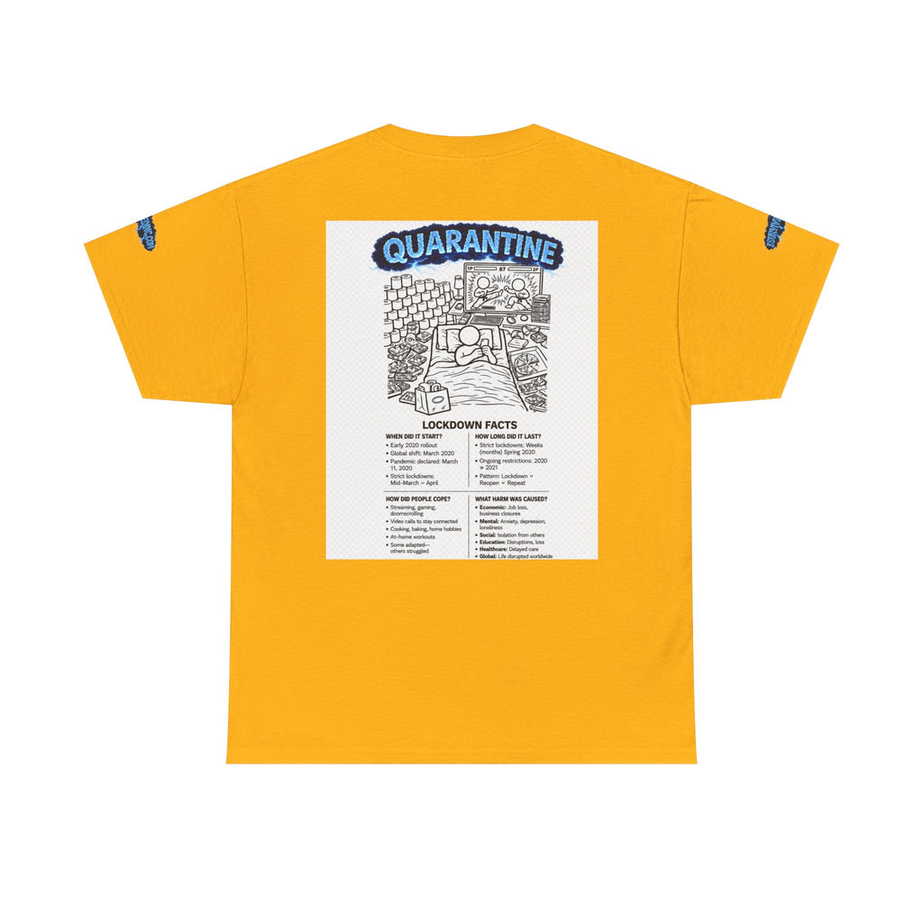 J'ai survécu à 2020 — S3:E1 « Quarantaine » | T-shirt unisexe en coton épais édition Confinement (ÉDITION SPÉCIALE)