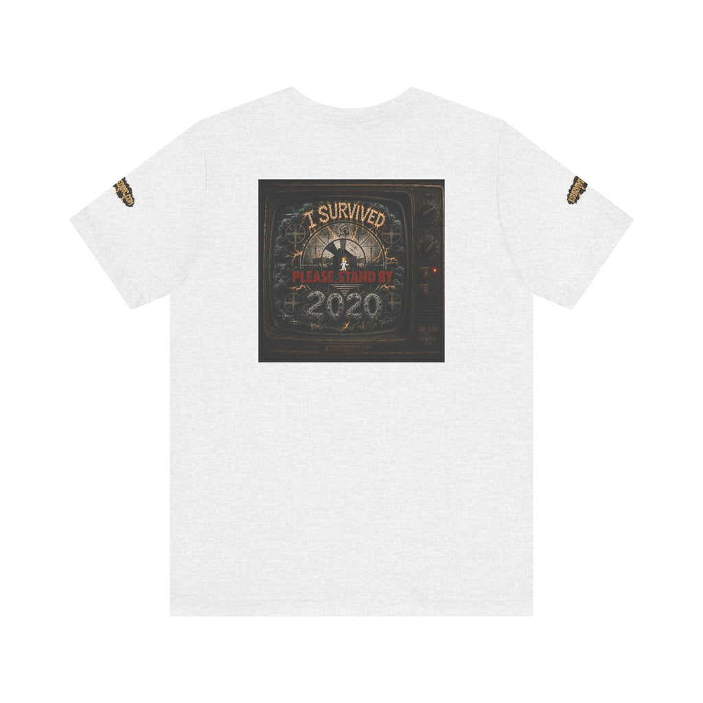 I Survived 2020 — "Please Stand By" Test Pattern Tee Special Edition Summer Premier Unisex Jersey Short Sleeve Tee
