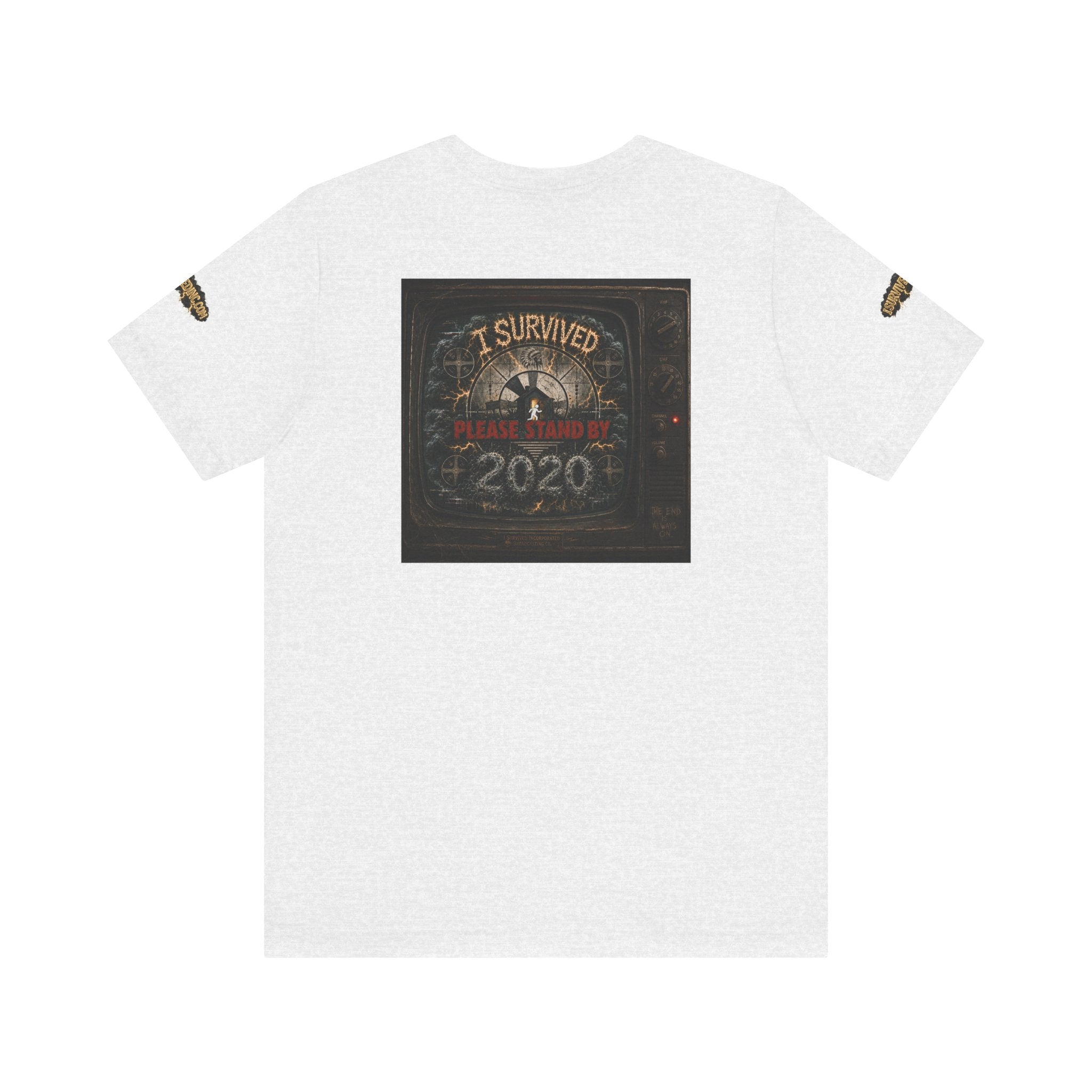 I Survived 2020 — "Please Stand By" Test Pattern Tee Special Edition Summer Premier Unisex Jersey Short Sleeve Tee
