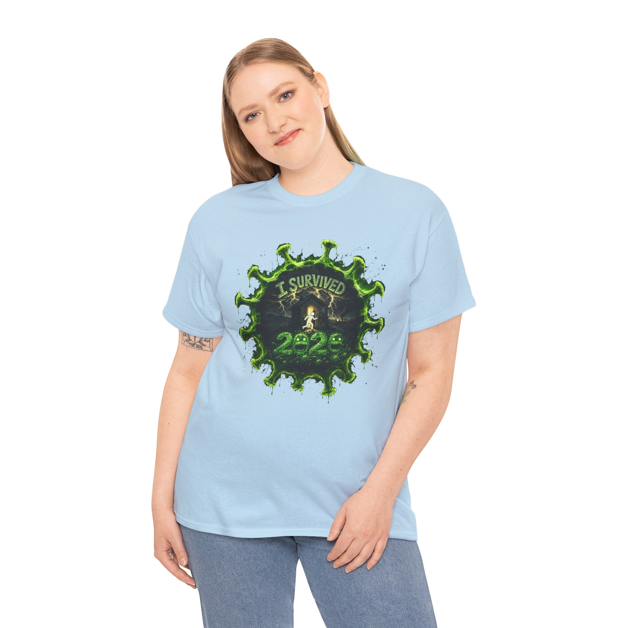 I Survived 2020 — Director's Cut S1:E3 "The Jab!" | Pandemic Edition Unisex Heavy Cotton Tee