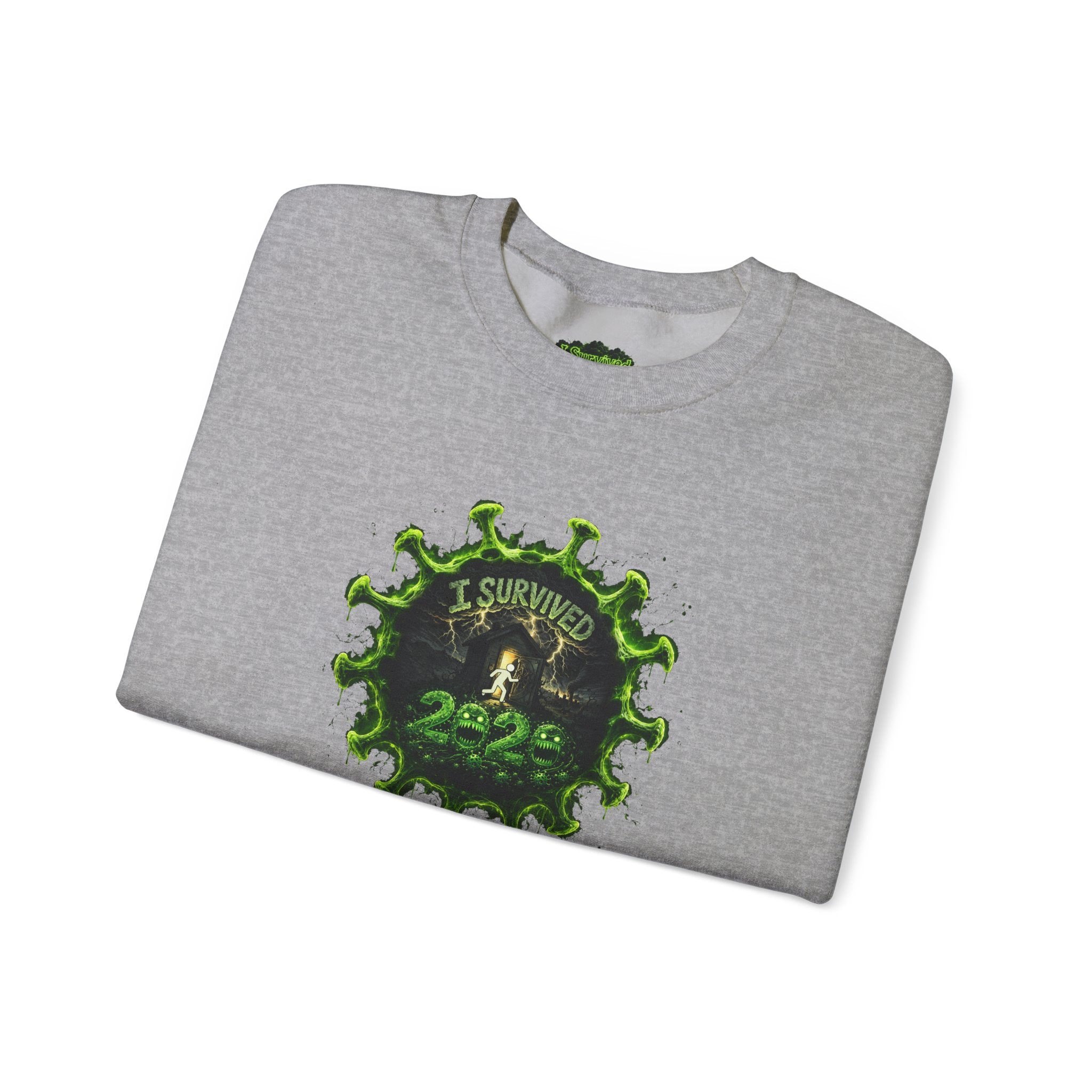 I Survived 2020 — PANDEMIC S1:E2: Director's Cut "The Coming of COVID" Unisex Heavy Blend™ Crewneck Sweatshirt