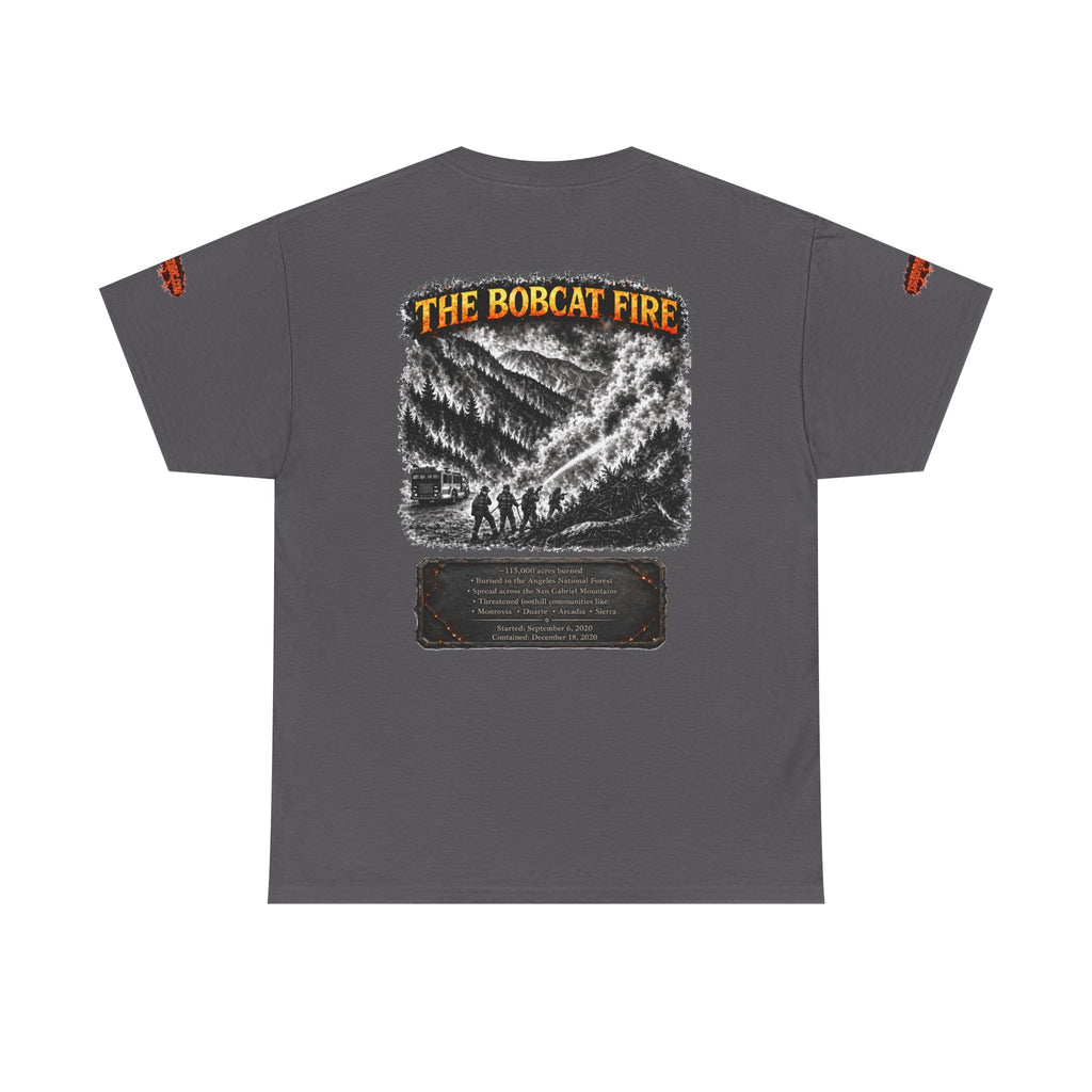 I Survived 2020 — WILDFIRES S2:E2: Special Edition "The Bobcat Fire" Memorial Unisex Heavy Cotton Tee