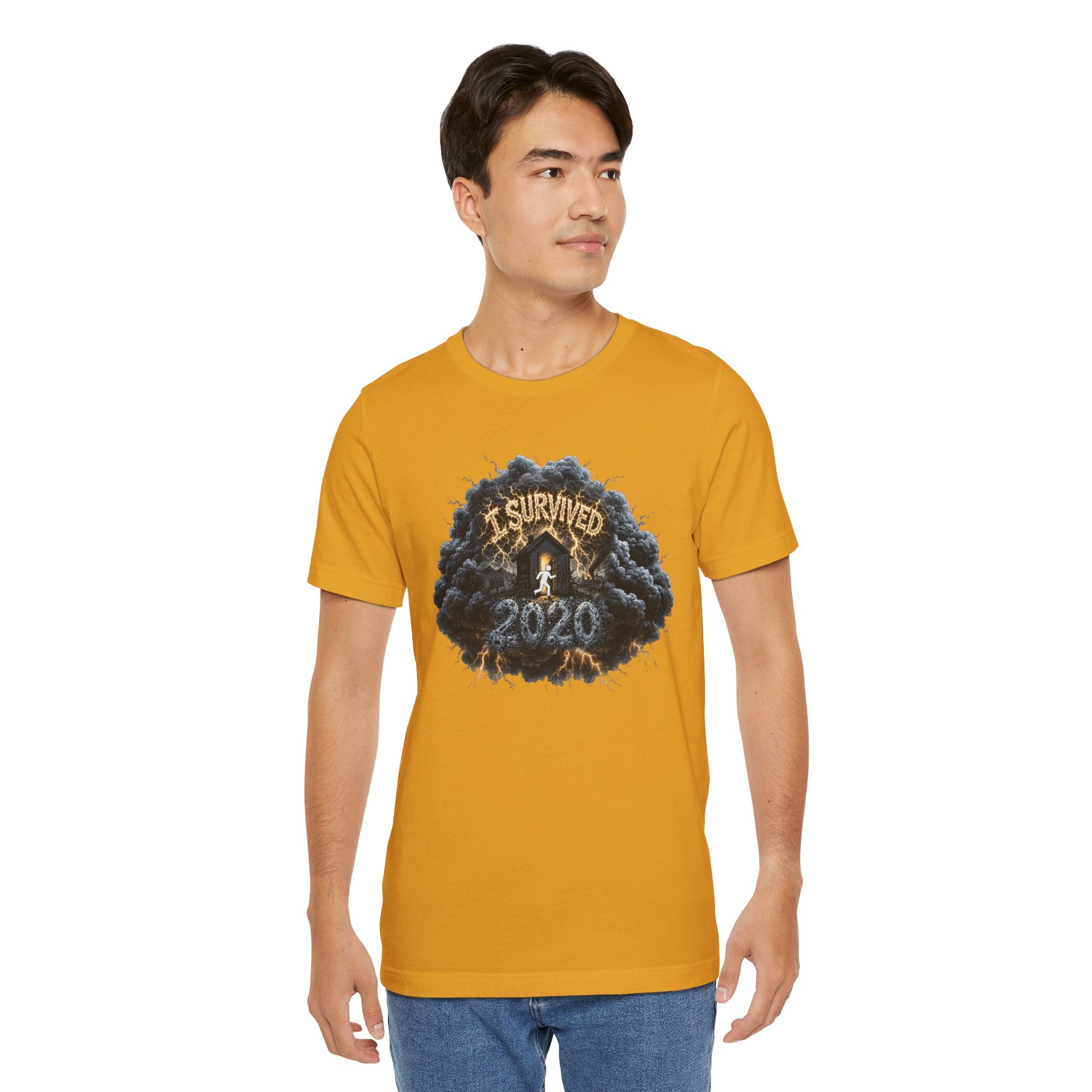 I Survived 2020 — Director's Cut Original Design Teaser Tee | Season 1 Premiere Drop Unisex Jersey Short Sleeve Tee