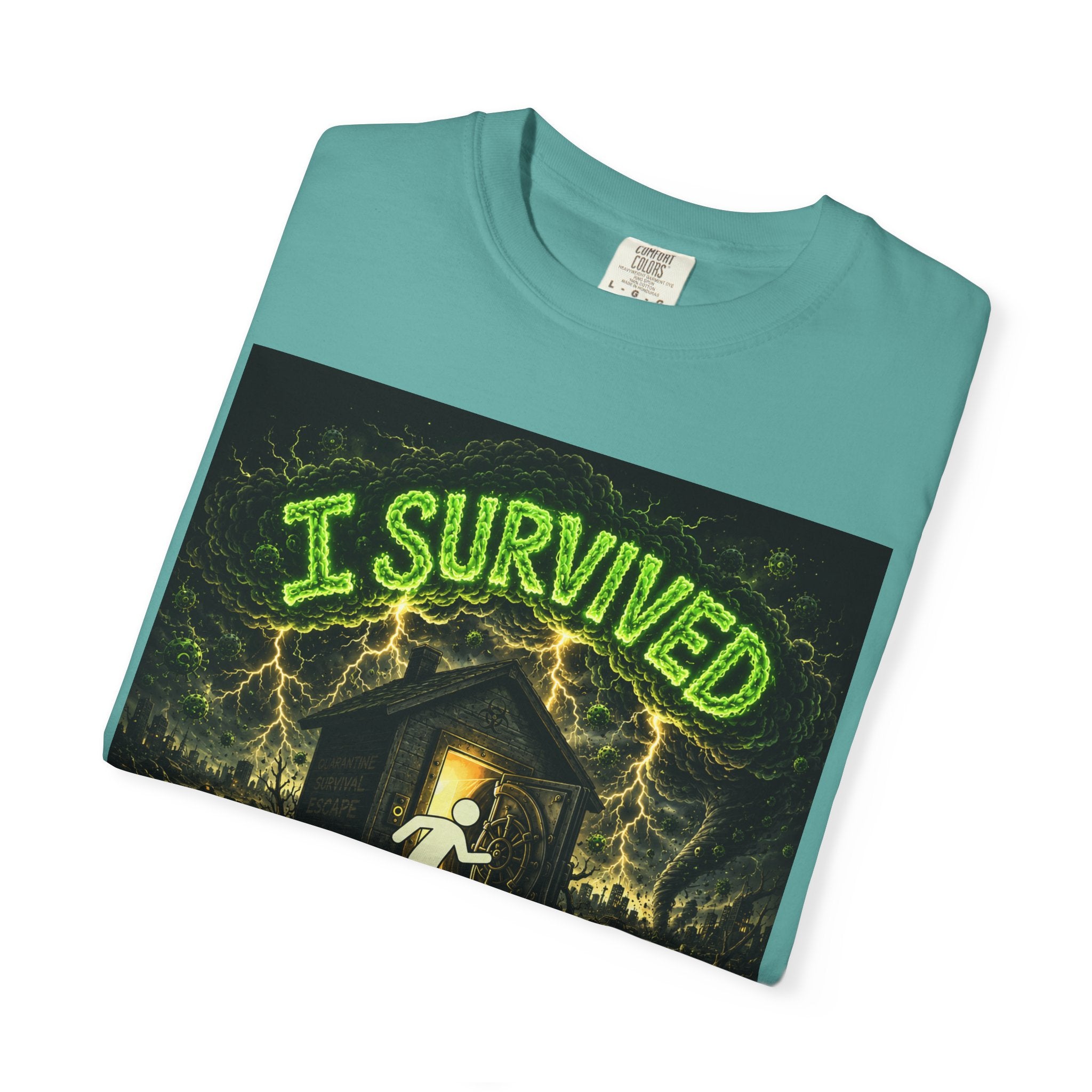 I Survived 2020 — S1:E3 "The Jab!" | Pandemic Edition Unisex Garment-Dyed T-shirt