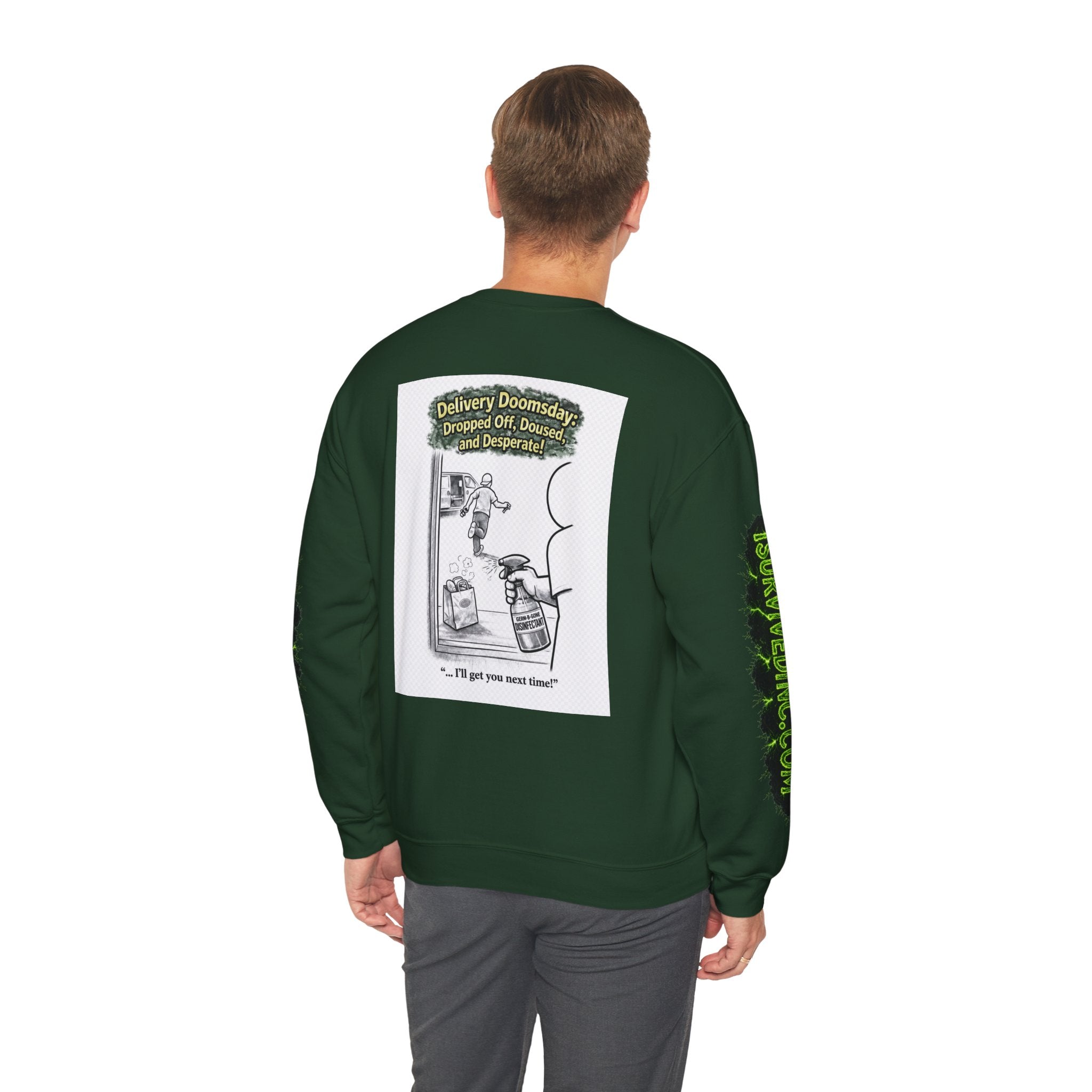 I Survived 2020 — S1:E5 "Delivery Doomsday" | Pandemic Edition Unisex Heavy Blend™ Crewneck Sweatshirt