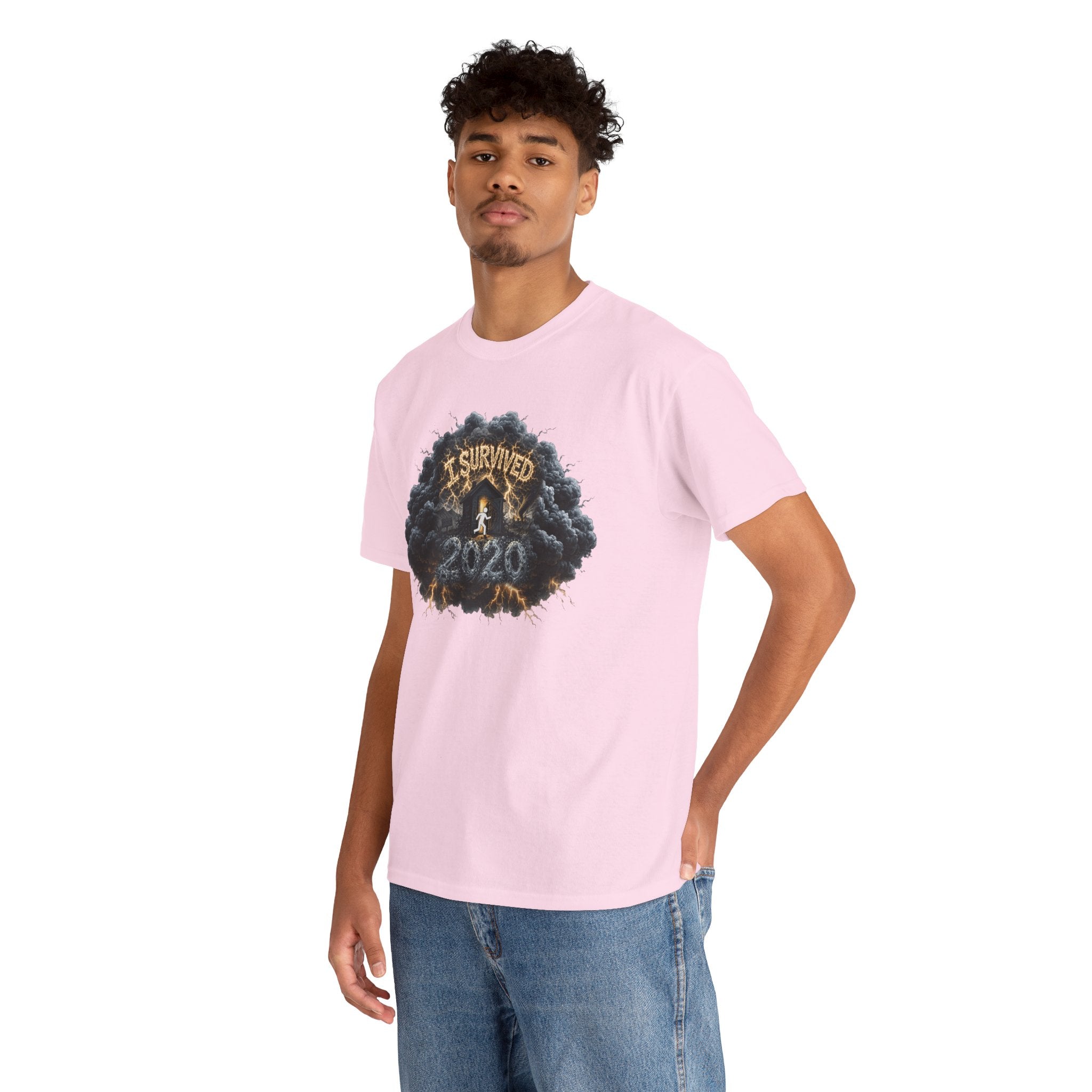 I Survived 2020 —  Deriector's Cut Original Design Teaser Tee | Season 1 Premiere Drop Unisex Heavy Cotton Tee