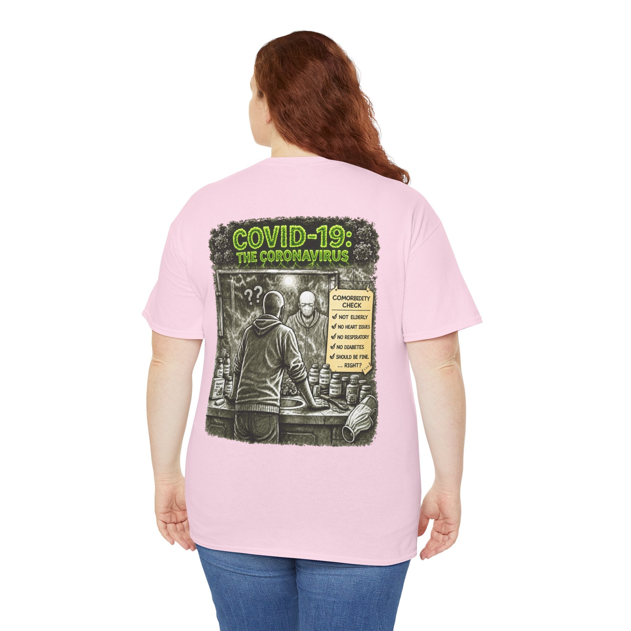 I Survived 2020 — PANDEMIC S1:E1: Director's Cut "COVID-19: The Coronavirus" Unisex Heavy Cotton Tee