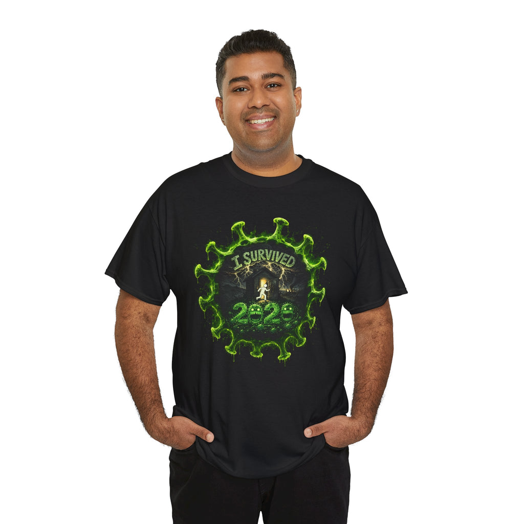 I Survived 2020 — Director's Cut S1:E2 "The Coming of COVID" | Pandemic Edition Unisex Heavy Cotton Tee