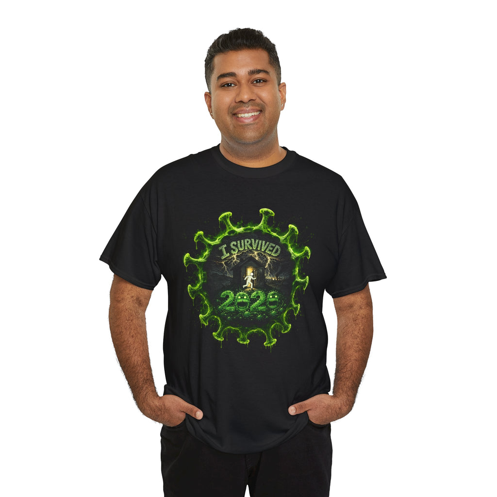 I Survived 2020 — Director's Cut S1:E4 "Mask Madness Mayhem Moment" | Pandemic Edition Unisex Heavy Cotton Tee