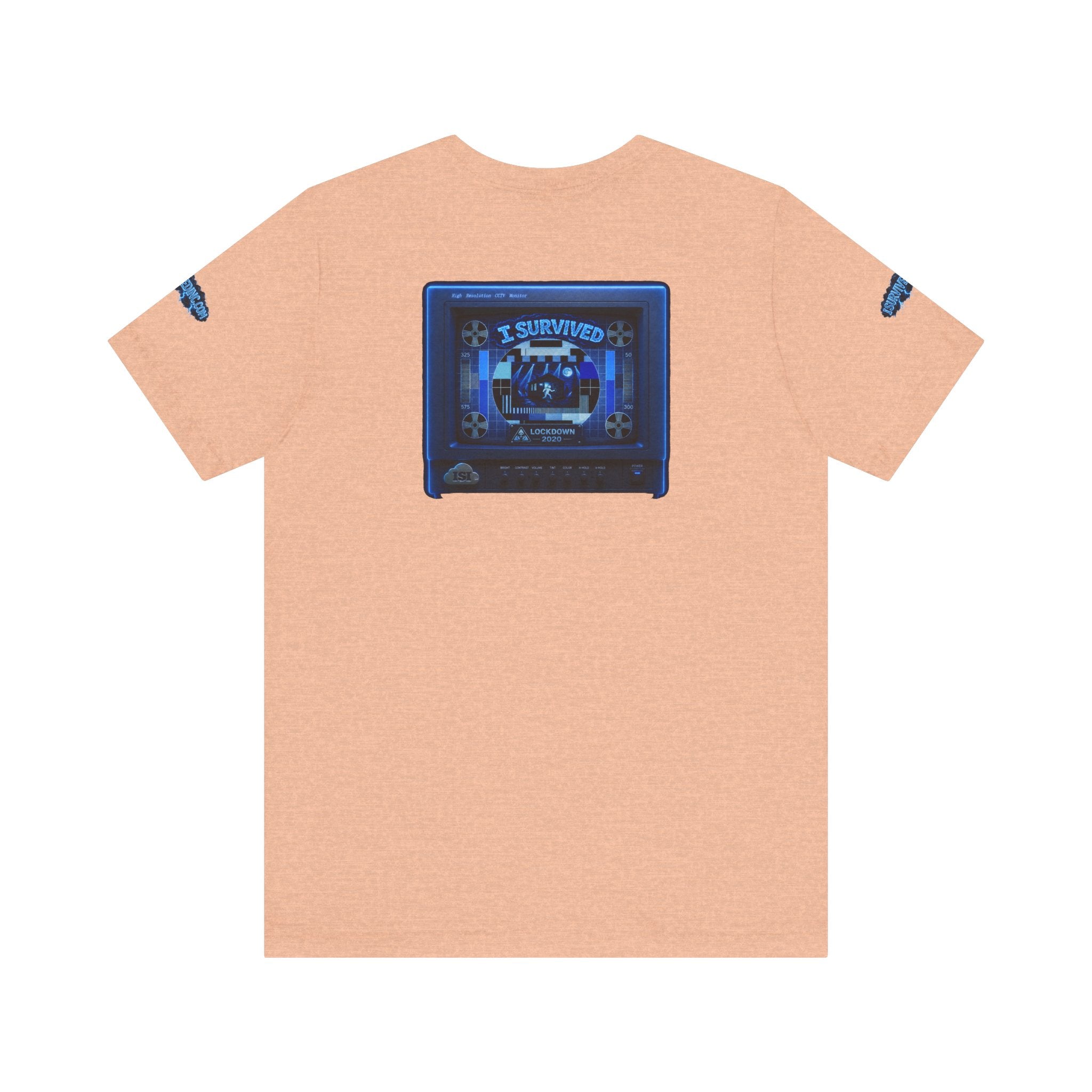 I Survived 2020 — "Please Stand By" Test Pattern Tee Lockdown Special Edition Summer Exclusive Unisex Jersey Short Sleeve Tee