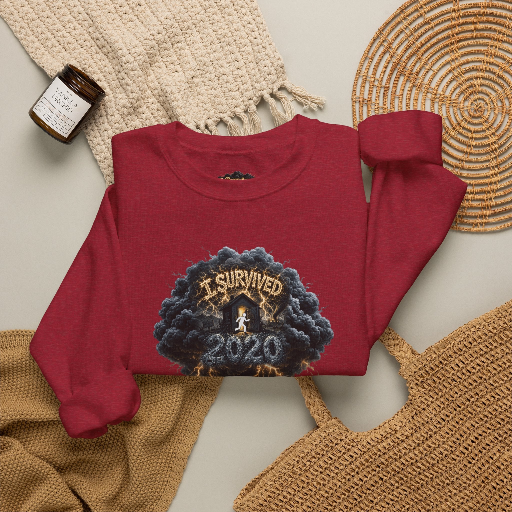 I Survived 2020 — Original PILOT Design: Director's Cut Special Edition Unisex Heavy Blend™ Crewneck Sweatshirt