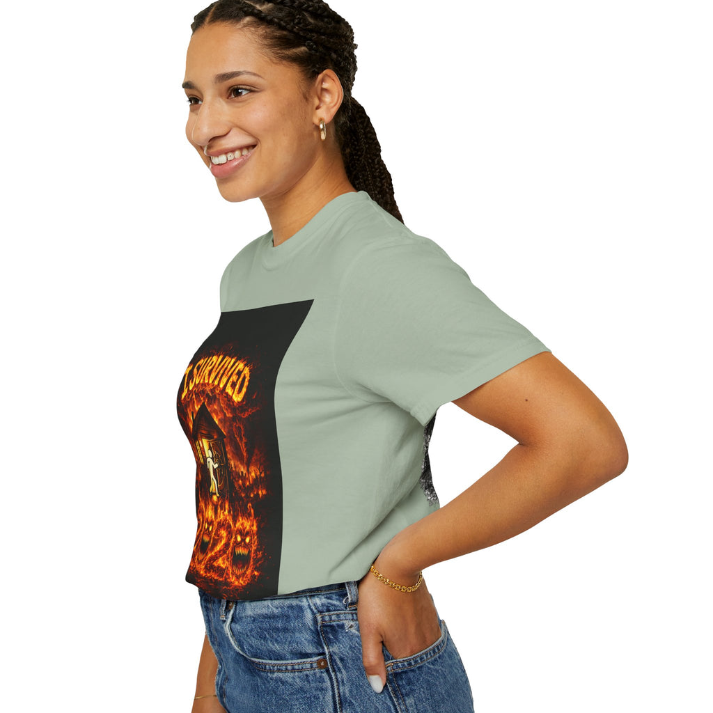 I Survived 2020 — WILDFIRES S2:E2: "The Bobcat Fire" Memorial Unisex Garment-Dyed T-shirt