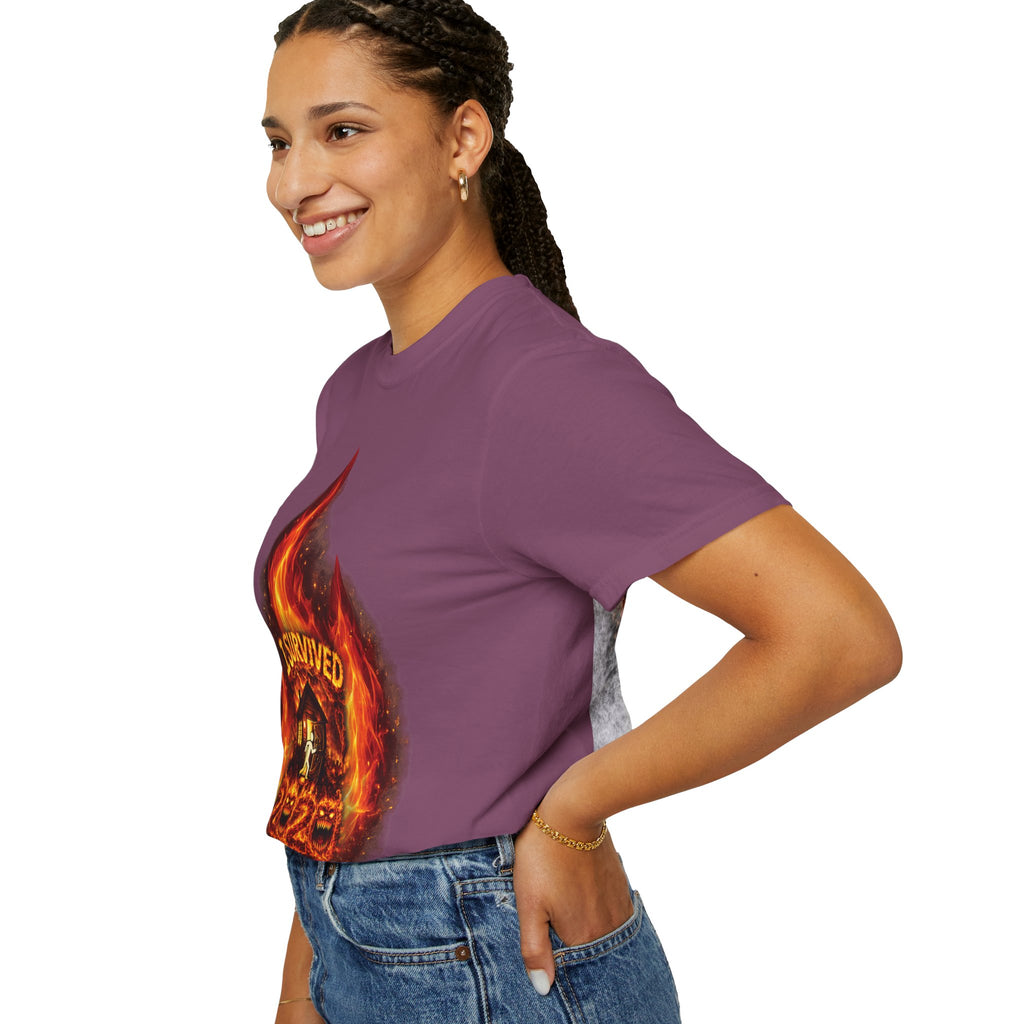 I Survived 2020 — Director's Cut S2:E4 "Western U.S. Wildfire Season" | Mid-Season Finale Pt. 1 | Wildfire Edition Memorial Unisex Garment-Dyed T-shirt