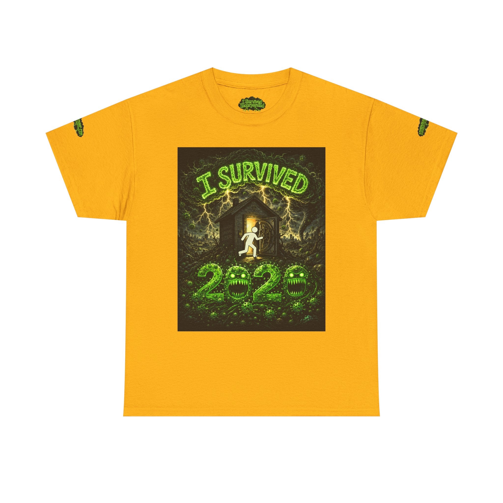 I Survived 2020 — S1:E1 "COVID-19: The Coronavirus" | Pandemic Edition Unisex Heavy Cotton Tee (SPECIAL EDITION)