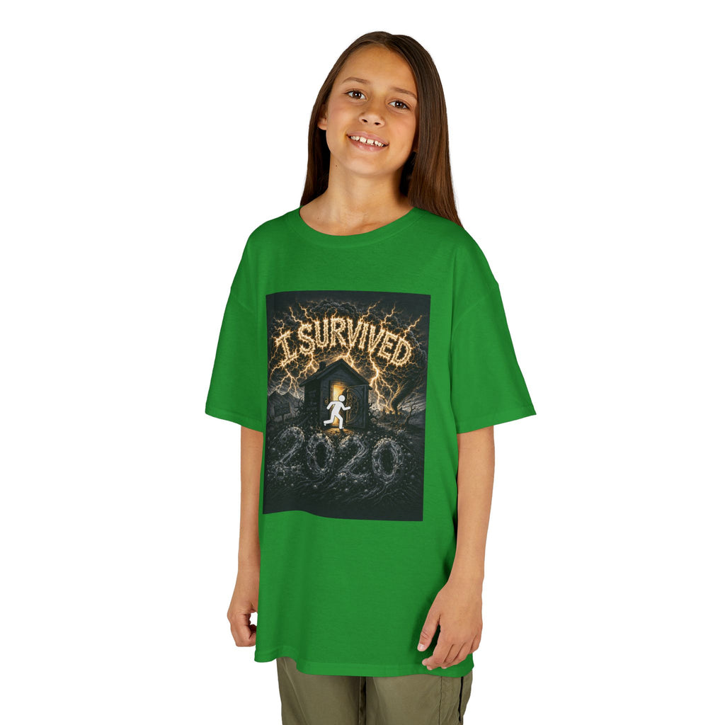 I Survived 2020 — Original Design Teaser Tee | Season 1 Premiere Drop Kids Heavy Cotton™ Tee