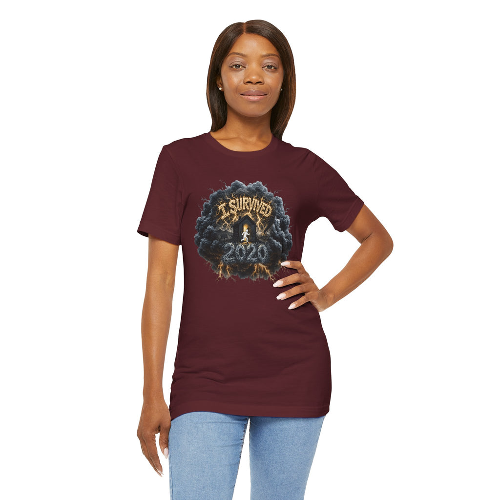 I Survived 2020 — Director's Cut Original Design Teaser Tee | Season 1 Premiere Drop Unisex Jersey Short Sleeve Tee