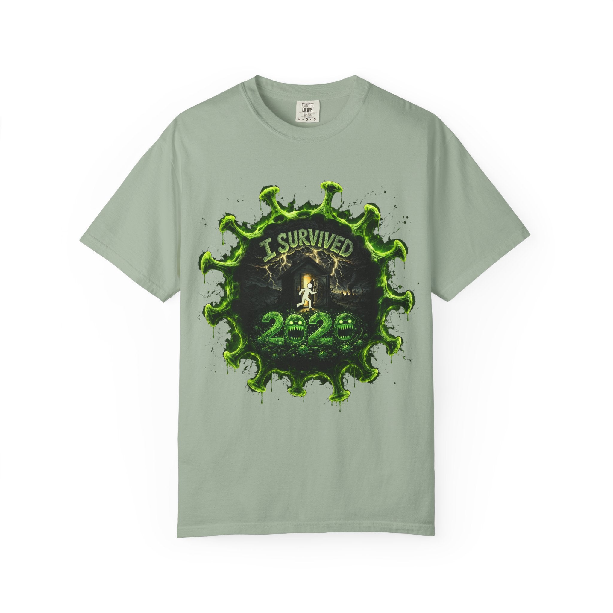 I Survived 2020 — Director's Cut S1:E3 "The Jab!" | Pandemic Edition Unisex Garment-Dyed T-shirt