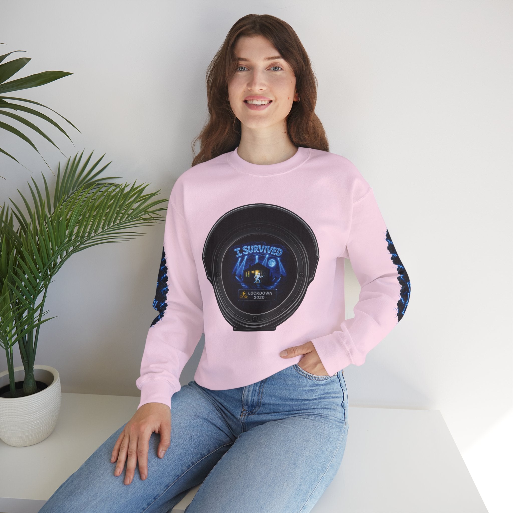 I Survived 2020 — Director's Cut S3:E4 "Working From Home" | Mid-Season Finale Pt. 1 | Lockdown Edition Documentary Unisex Heavy Blend™ Crewneck Sweatshirt