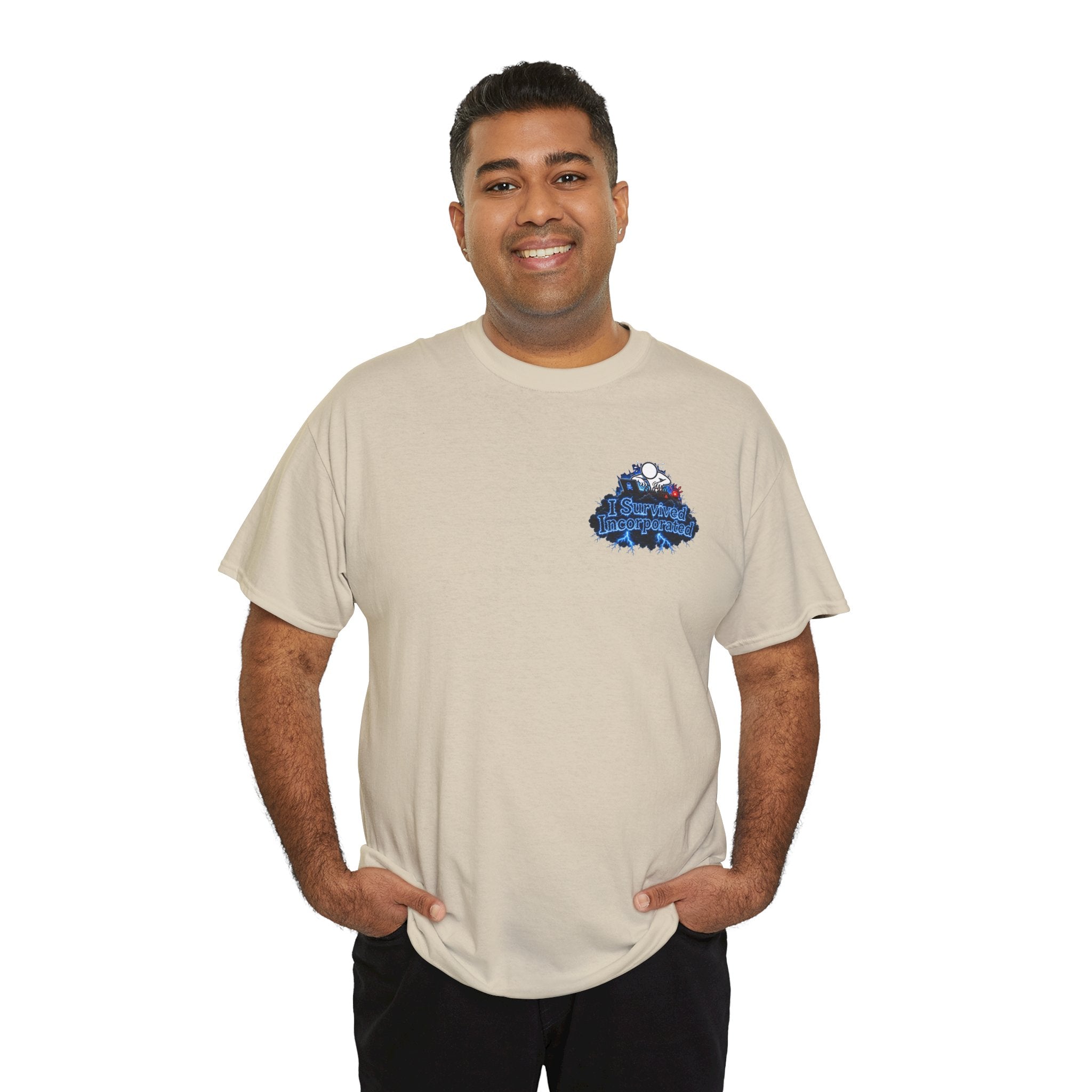 I Survived 2020 — "Please Stand By" Test Pattern Tee Lockdown Surveillance Edition Summer Exclusive Unisex Heavy Cotton Tee
