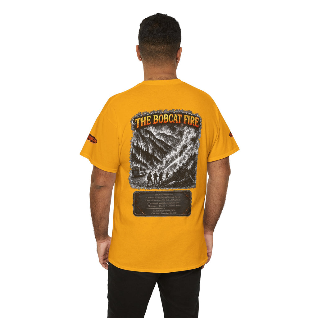 I Survived 2020 — WILDFIRES S2:E2: Special Edition "The Bobcat Fire" Memorial Unisex Heavy Cotton Tee