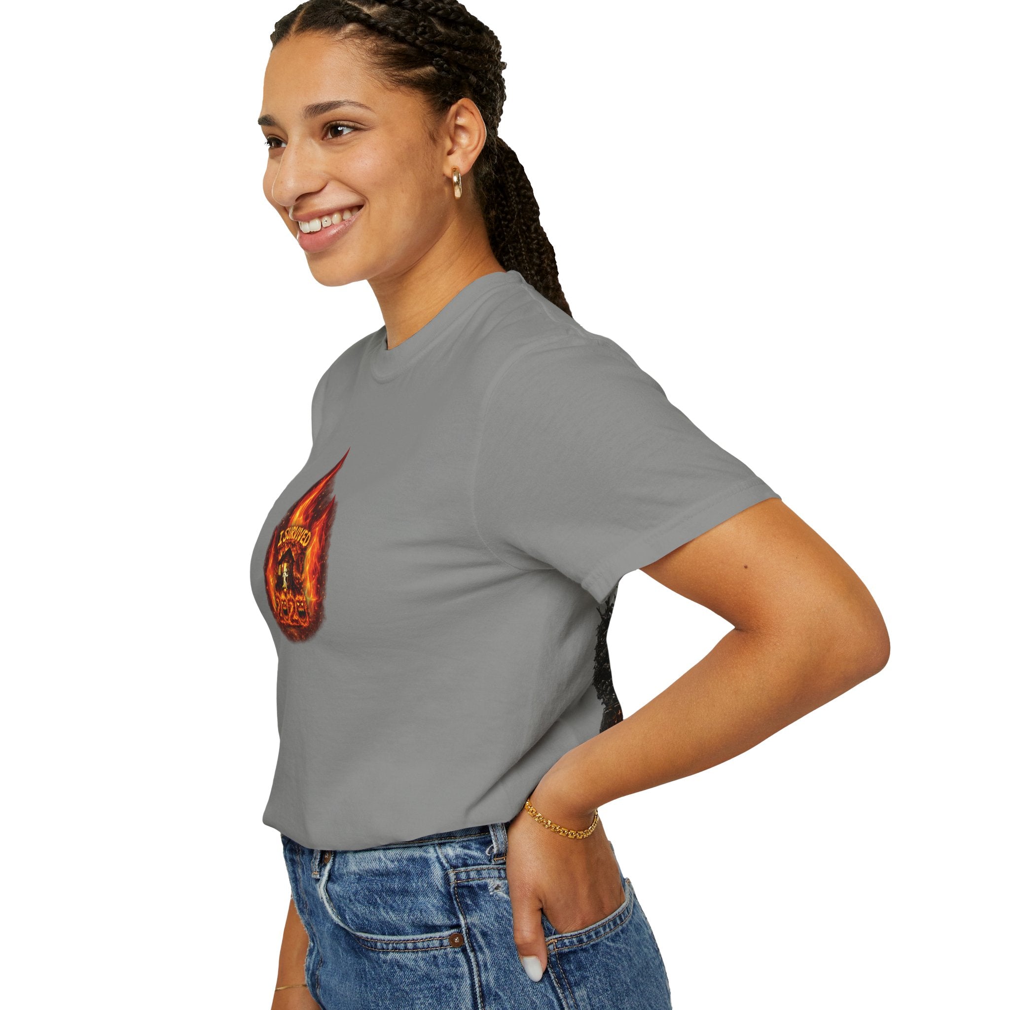 I Survived 2020 — WILDFIRES S2:E1: Director's Cut "Berry Creek" Memorial Unisex Garment-Dyed T-shirt