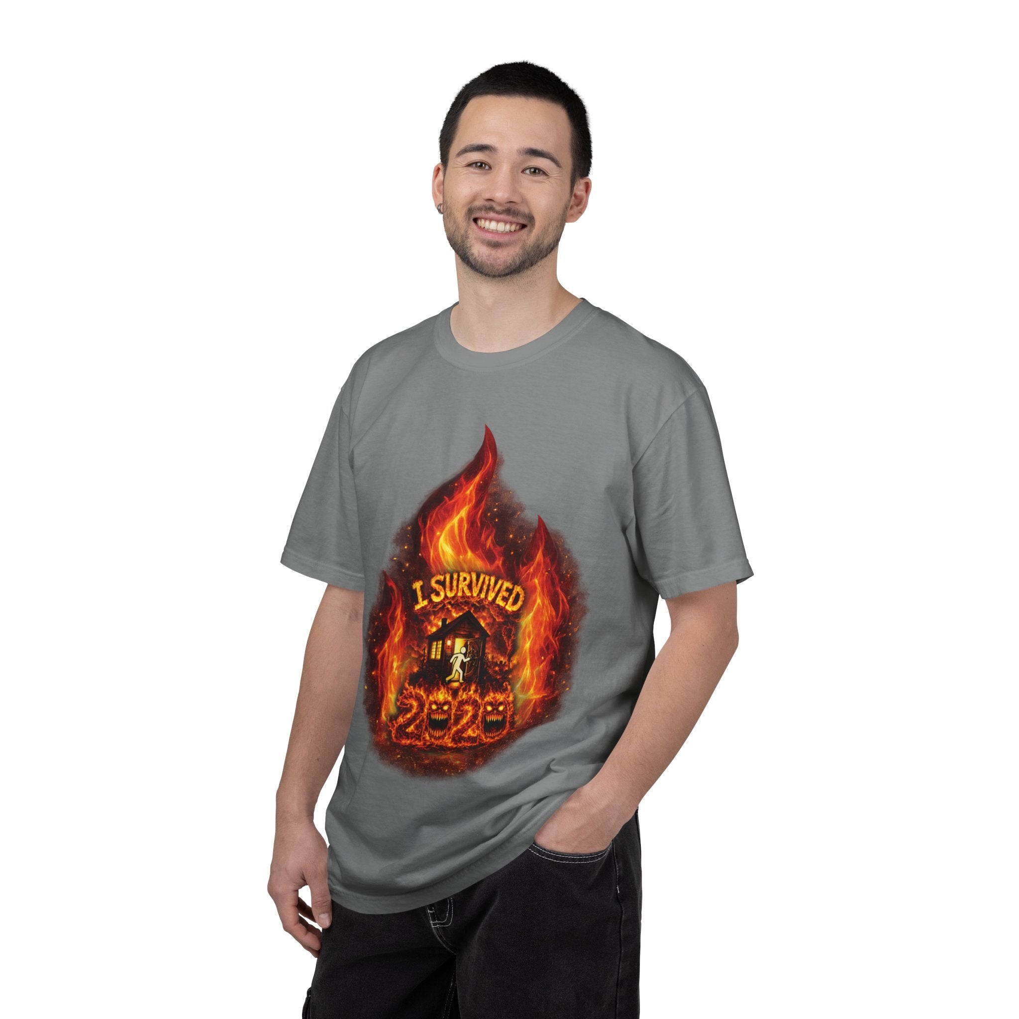 I Survived 2020 — Director's Cut S2:E1 "Berry Creek" | Wildfire Edition Memorial Unisex Garment-Dyed T-shirt