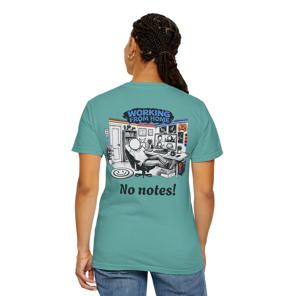 I Survived 2020 — LOCKDOWN S3:E4: "Working From Home" Unisex Garment-Dyed T-shirt