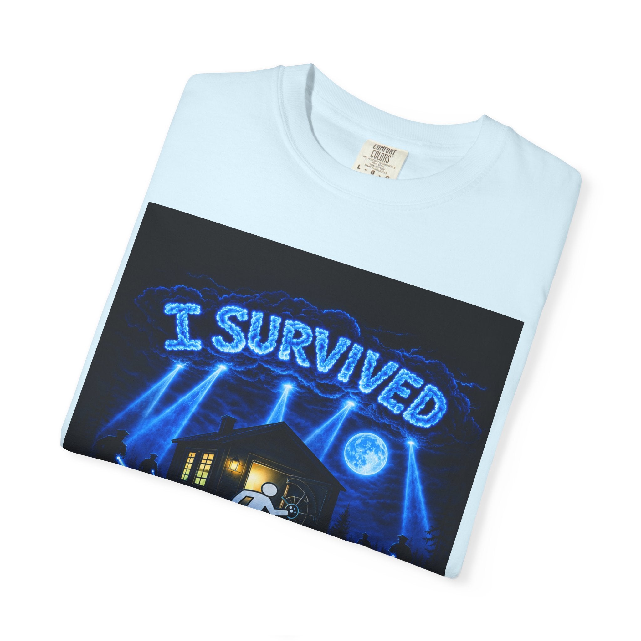 I Survived 2020 — LOCKDOWN S3:E3: "Remote Schooling" Unisex Garment-Dyed T-shirt