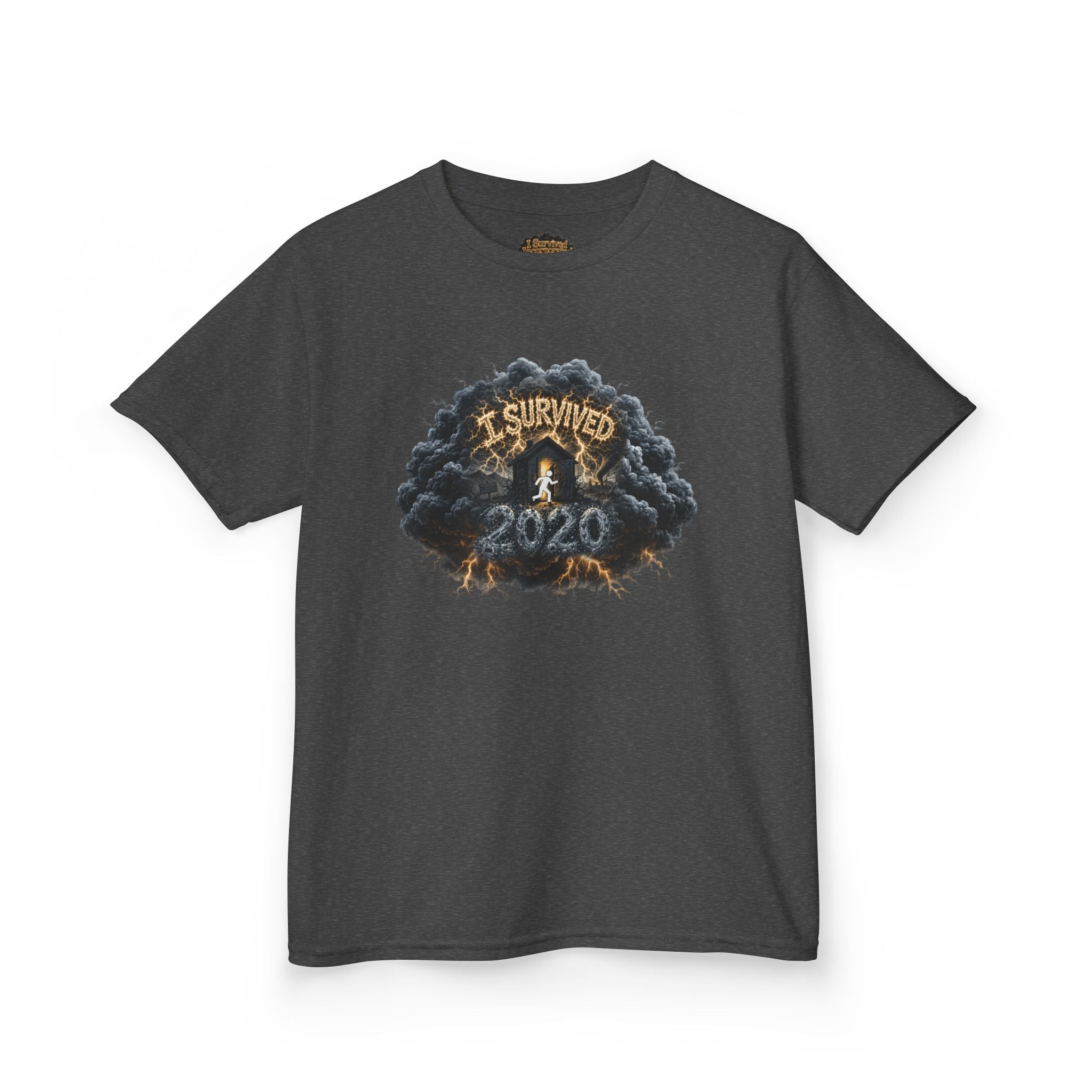 I Survived 2020 — Director's Cut Original Design Teaser Tee | Season 1 Premiere Drop Kids Heavy Cotton™ Tee
