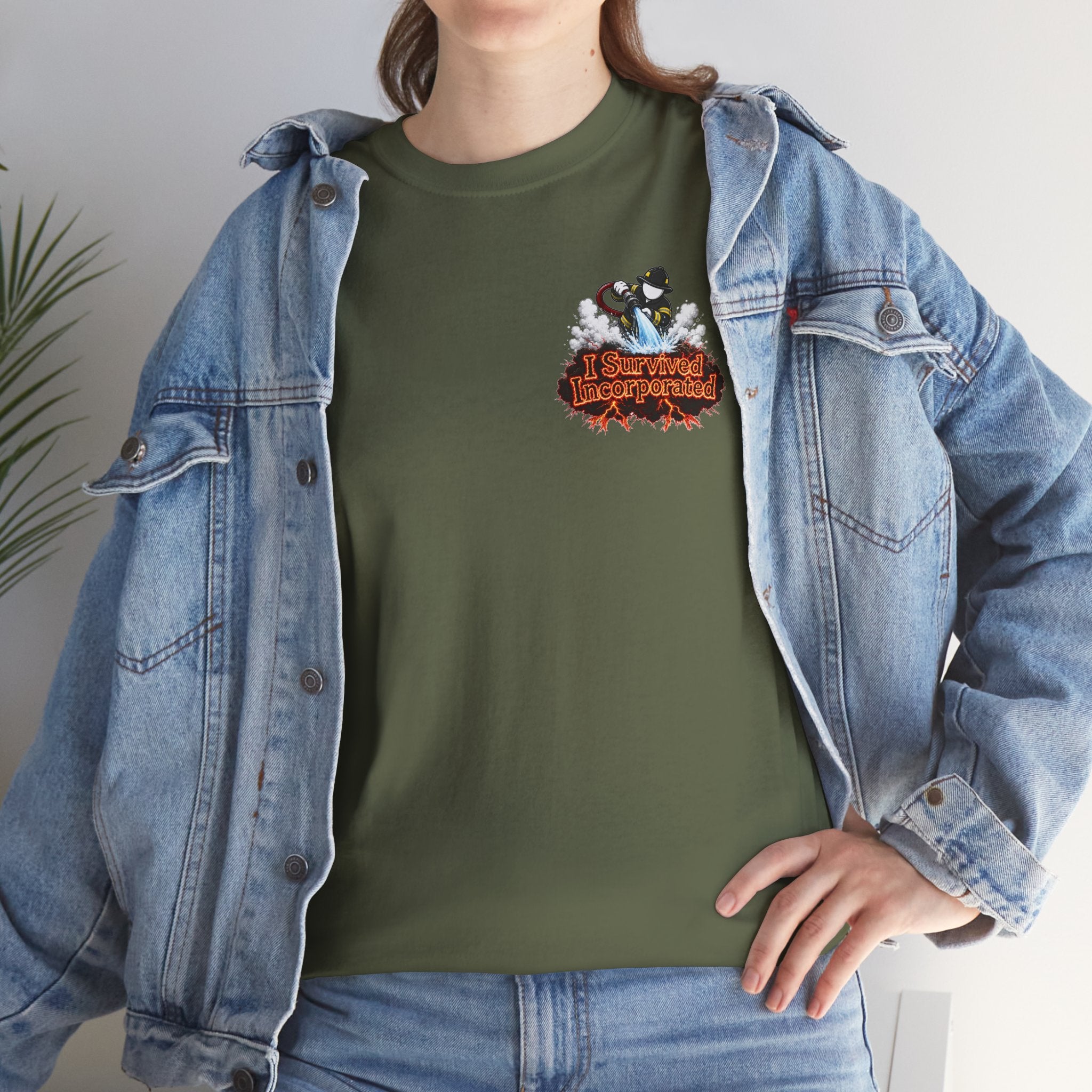 I Survived 2020 — "Please Stand By" Test Pattern Tee Wildfire Signal Edition Summer Premiere Unisex Heavy Cotton Tee