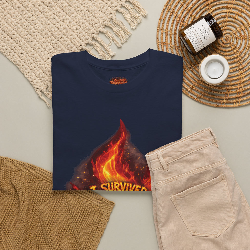 I Survived 2020 — Director's Cut S2:E3 "The California Wildfires" | Wildfire Edition Memorial Unisex Heavy Cotton Tee (SPECIAL EDITION)