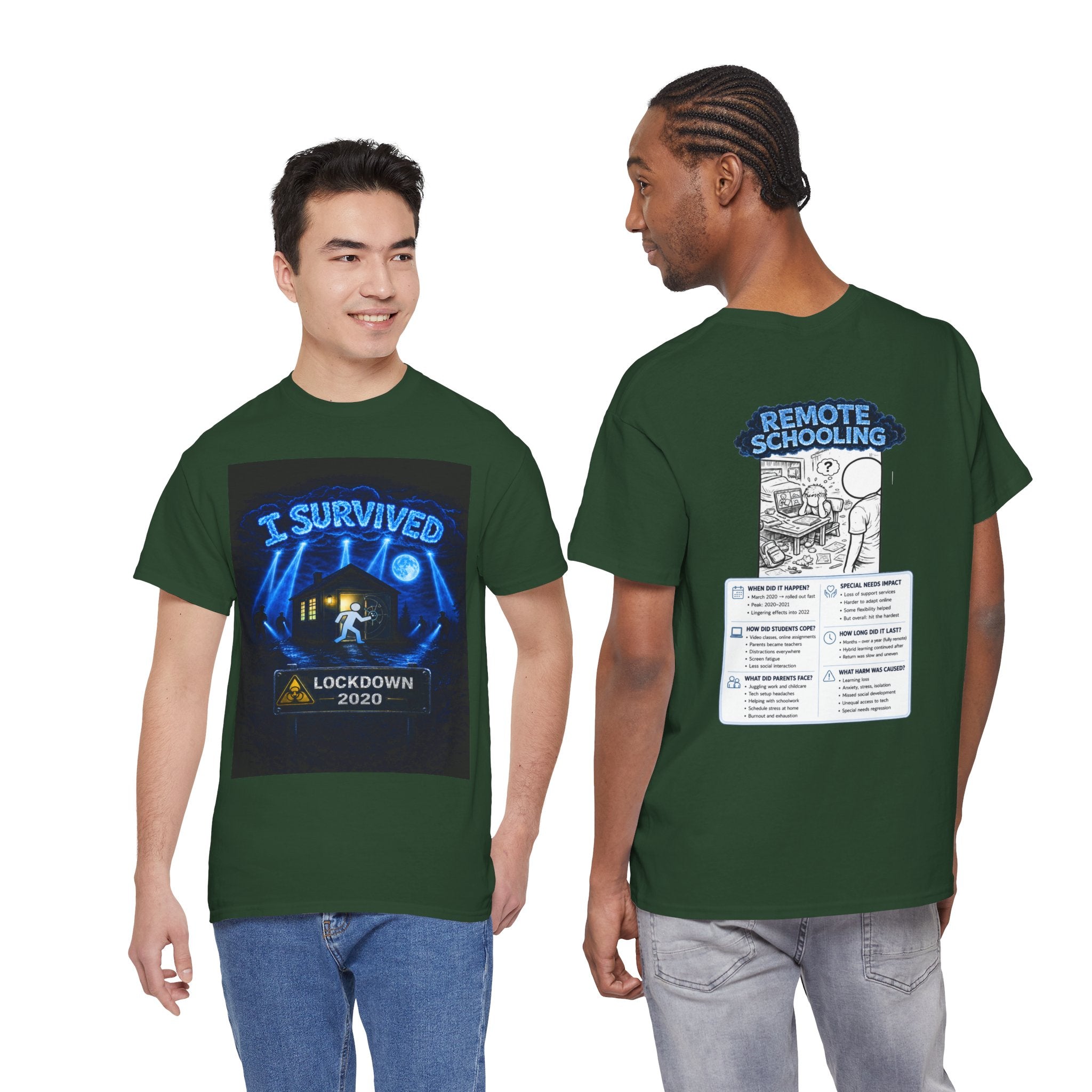I Survived 2020 — LOCKDOWN S3:E3: "Remote Schooling" Documentary Tee