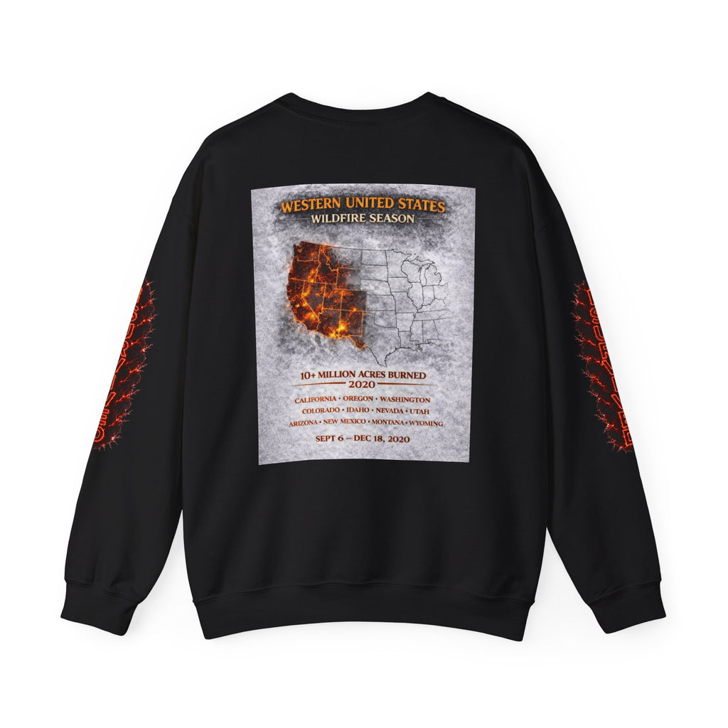 I Survived 2020 — Director's Cut S2:E4 "Western U.S. Wildfire Season" | Mid-Season Finale Pt. 1 | Wildfire Edition Memorial Unisex Heavy Blend™ Crewneck Sweatshirt