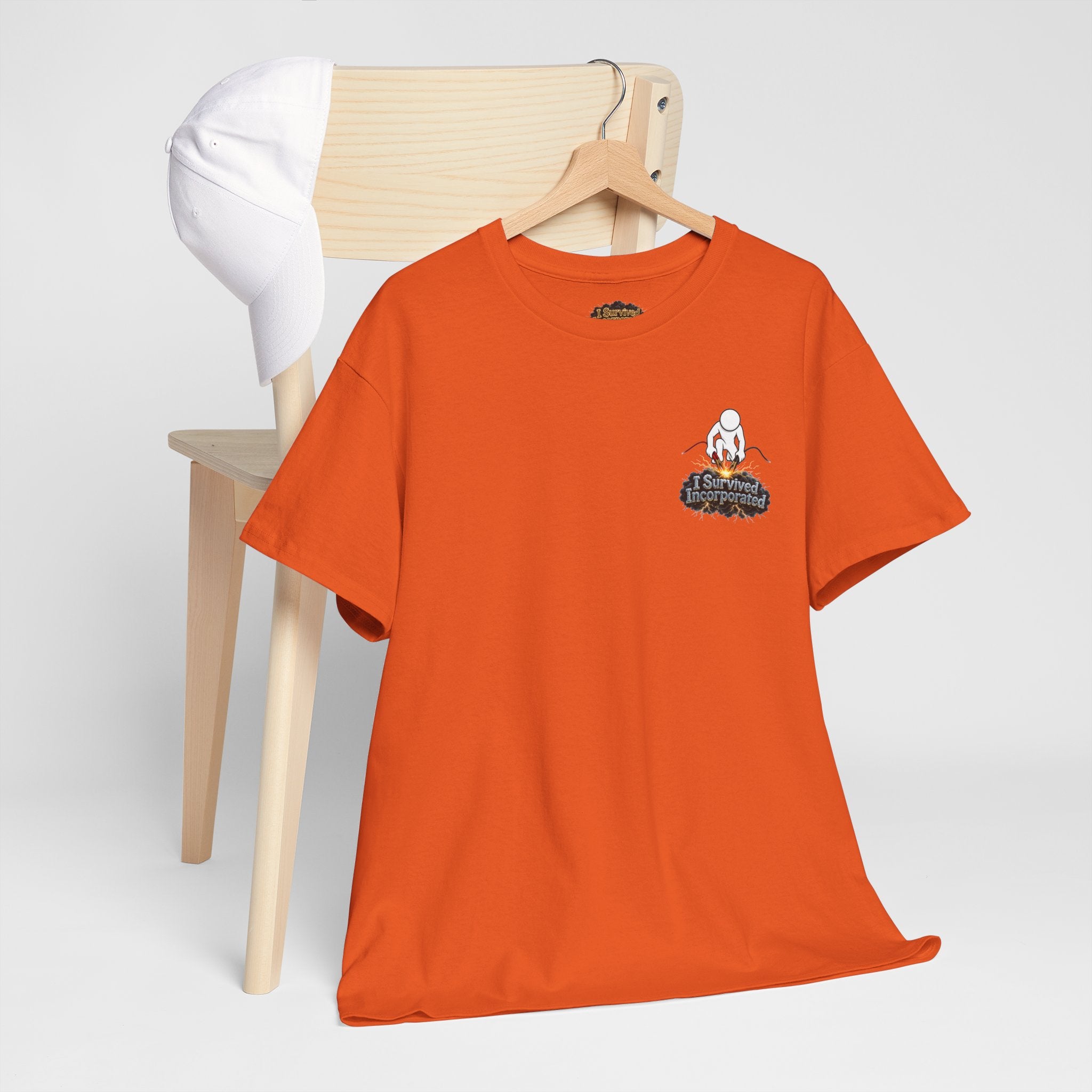I Survived 2020 — "Please Stand By" Test Pattern Tee Summer Premier Unisex Heavy Cotton Tee