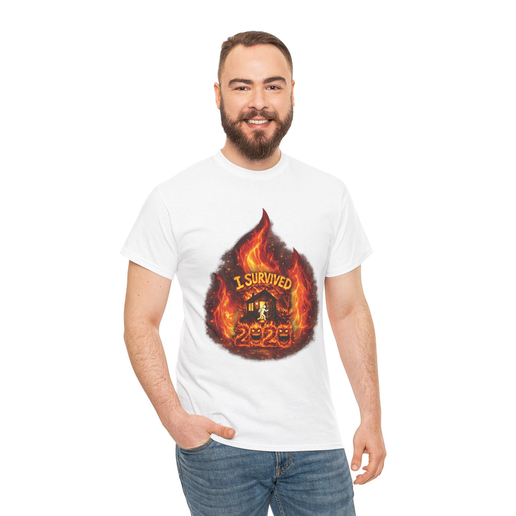 I Survived 2020 — Director's Cut S2:E1 "Berry Creek" | Wildfire Edition Memorial Unisex Heavy Cotton Tee