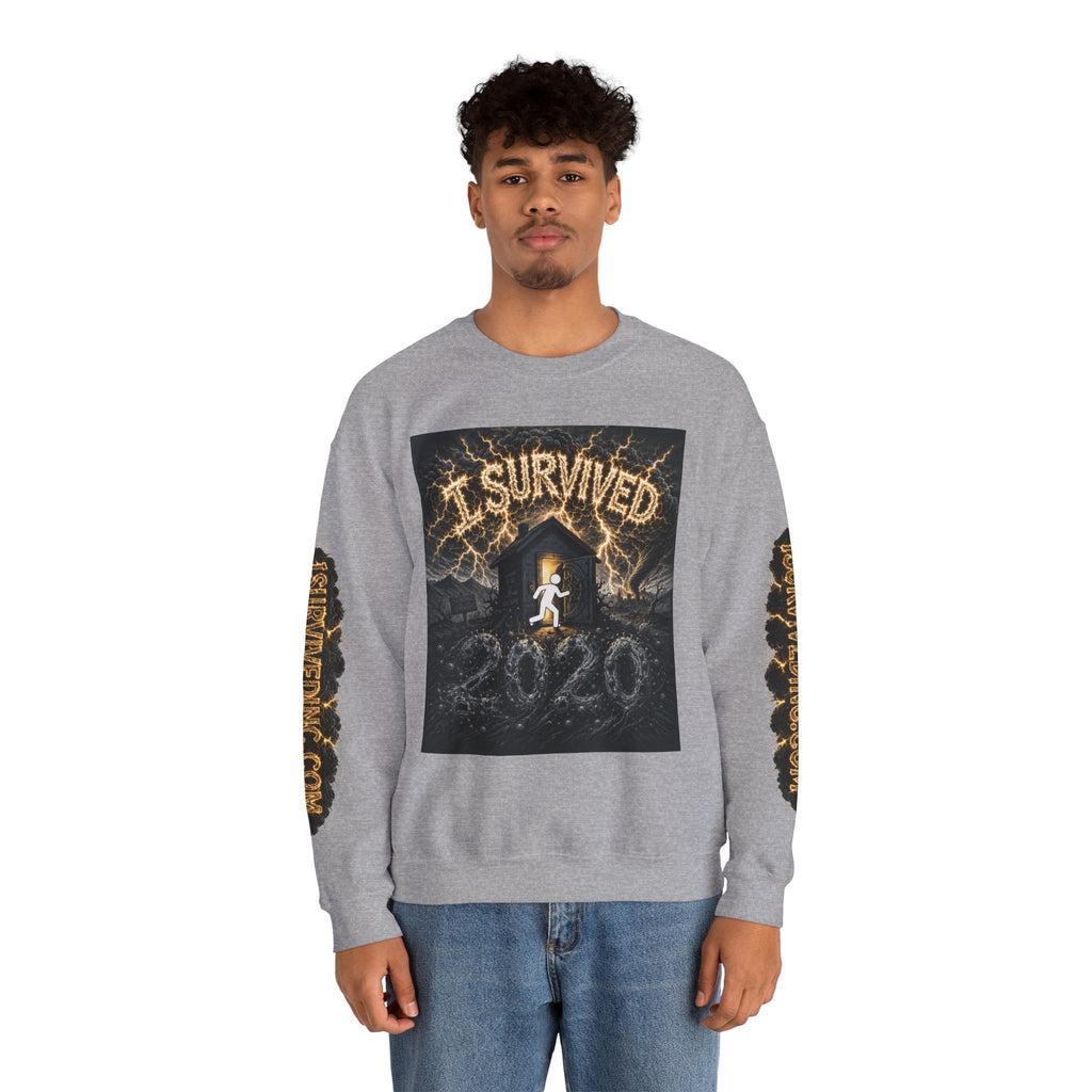 I Survived 2020 — Original PILOT Design: Special Edition Unisex Heavy Blend™ Crewneck Sweatshirt
