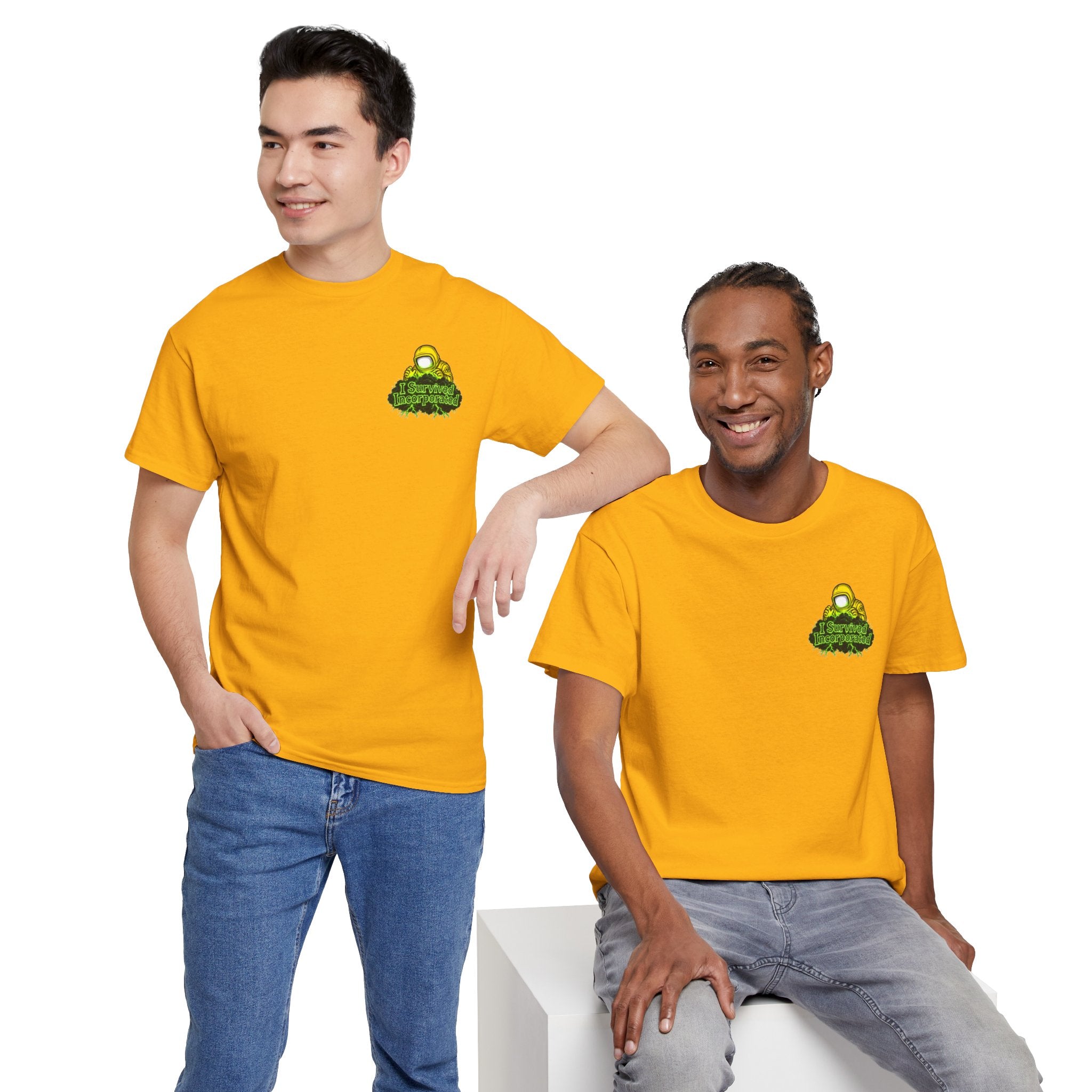 I Survived 2020 — "Please Stand By" Test Pattern Toxic Signal Tee Summer Premiere Unisex Heavy Cotton Tee