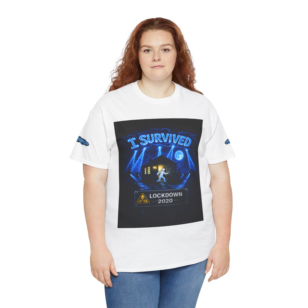 J'ai survécu à 2020 — S3:E1 « Quarantaine » | T-shirt unisexe en coton épais édition Confinement (ÉDITION SPÉCIALE)