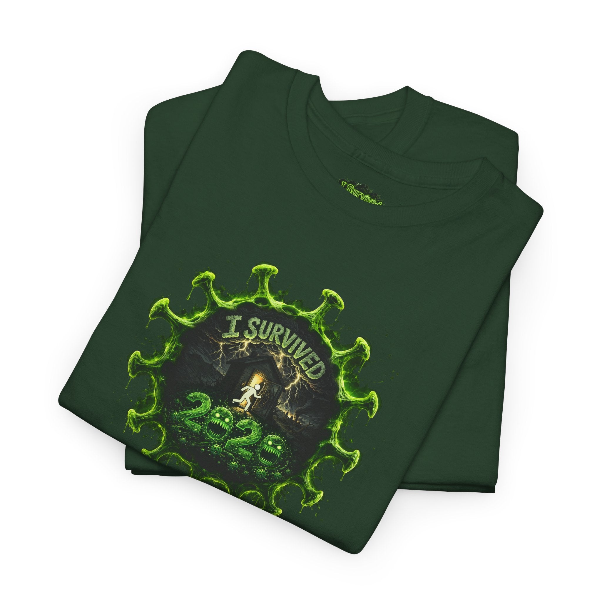 I Survived 2020 — PANDEMIC S1:E2: Director's Cut Special Edition "The Coming of COVID" Unisex Heavy Cotton Tee